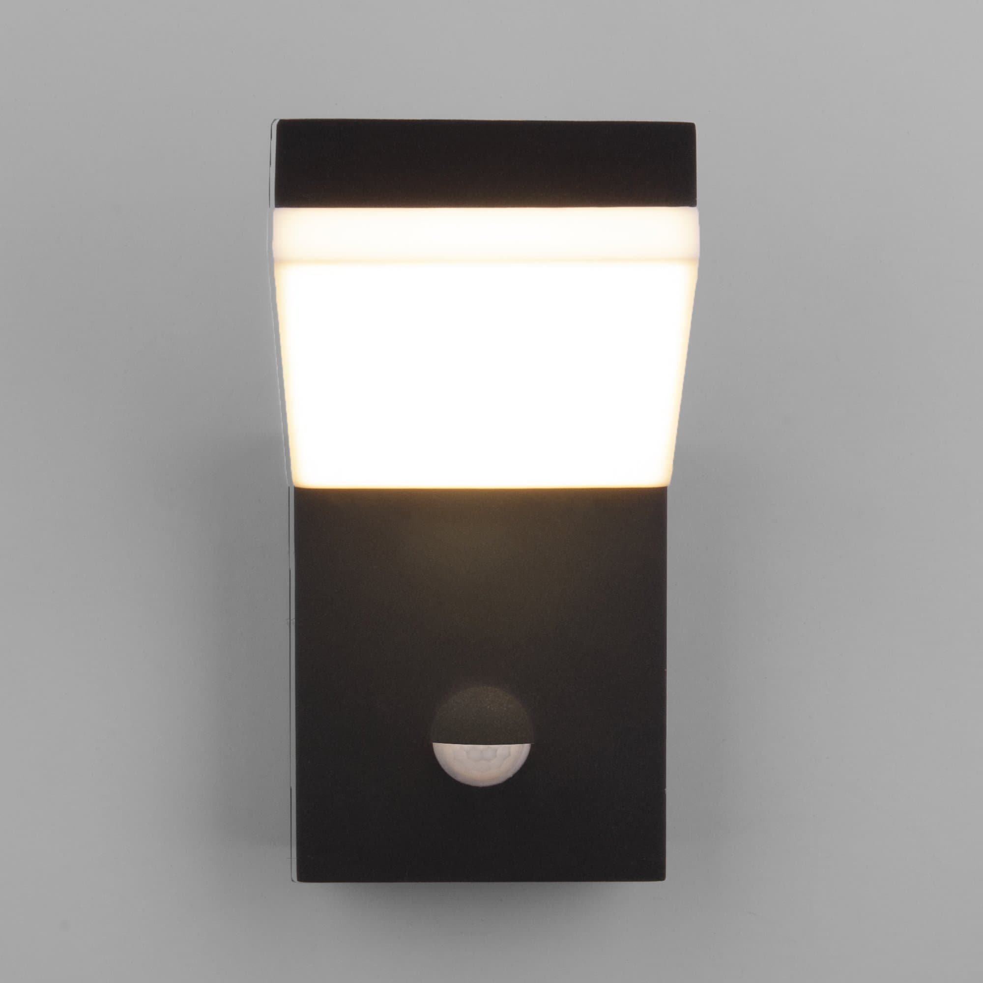 Elektrostandard 1541 TECHNO LED / Светильник садово-парковый со светодиодами с датчиком движения чёрный a053946 — миниатюра 2