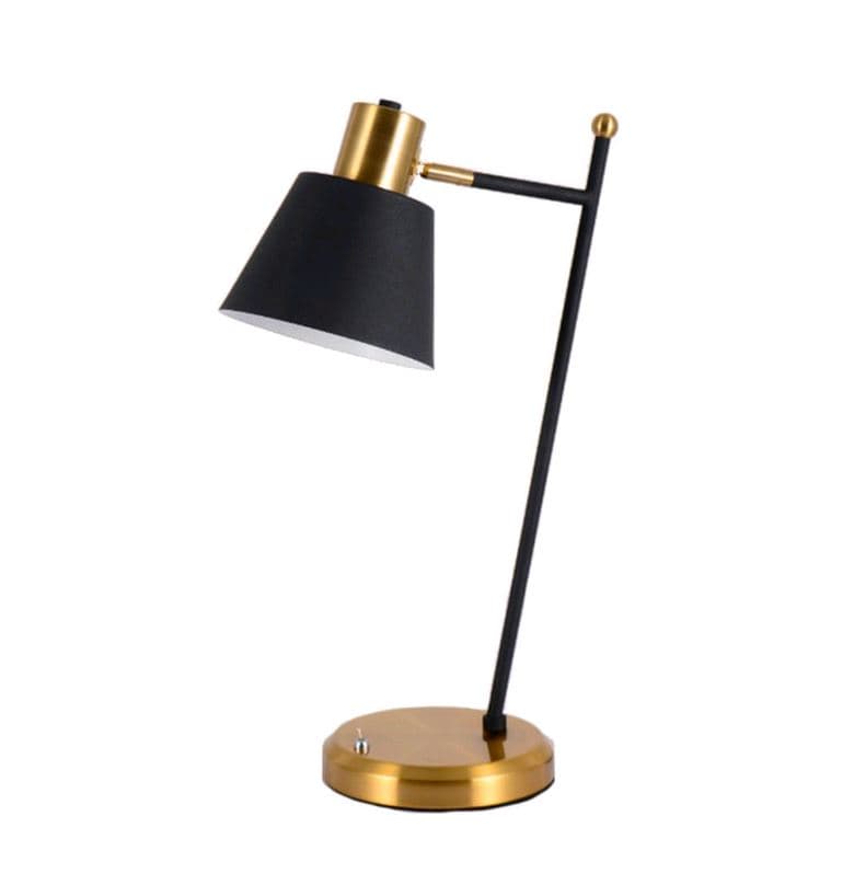 Kink Light 07023-1 Настольная лампа АРДЕН черная/медь w29*18 h52 E27 1*40w