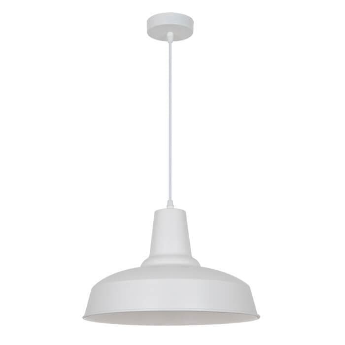 Odeon Light 3362/1 ODL17 101 белый Подвес E27 60W 220V BITS — миниатюра 1
