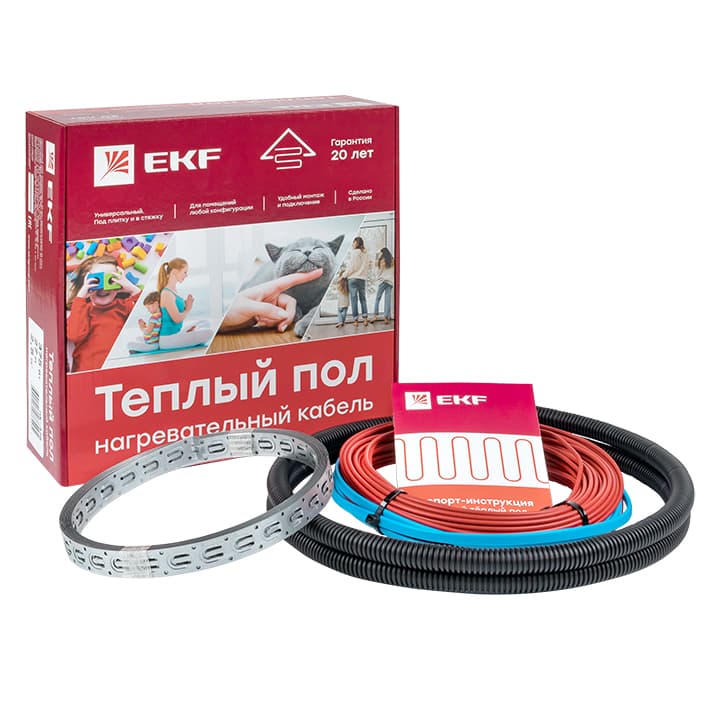 EKF Теплый пол (нагревательный кабель) 2250Вт 152 м 15 м2 Proxima