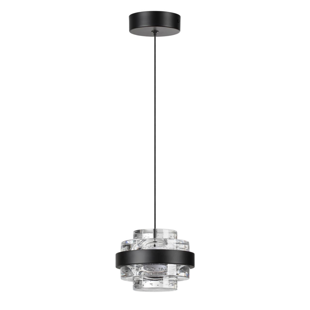 Odeon Light 5031/6L L-VISION ODL24 чёрный/металл/акрил Подвес LED 6W 4000K 432лм KLOT