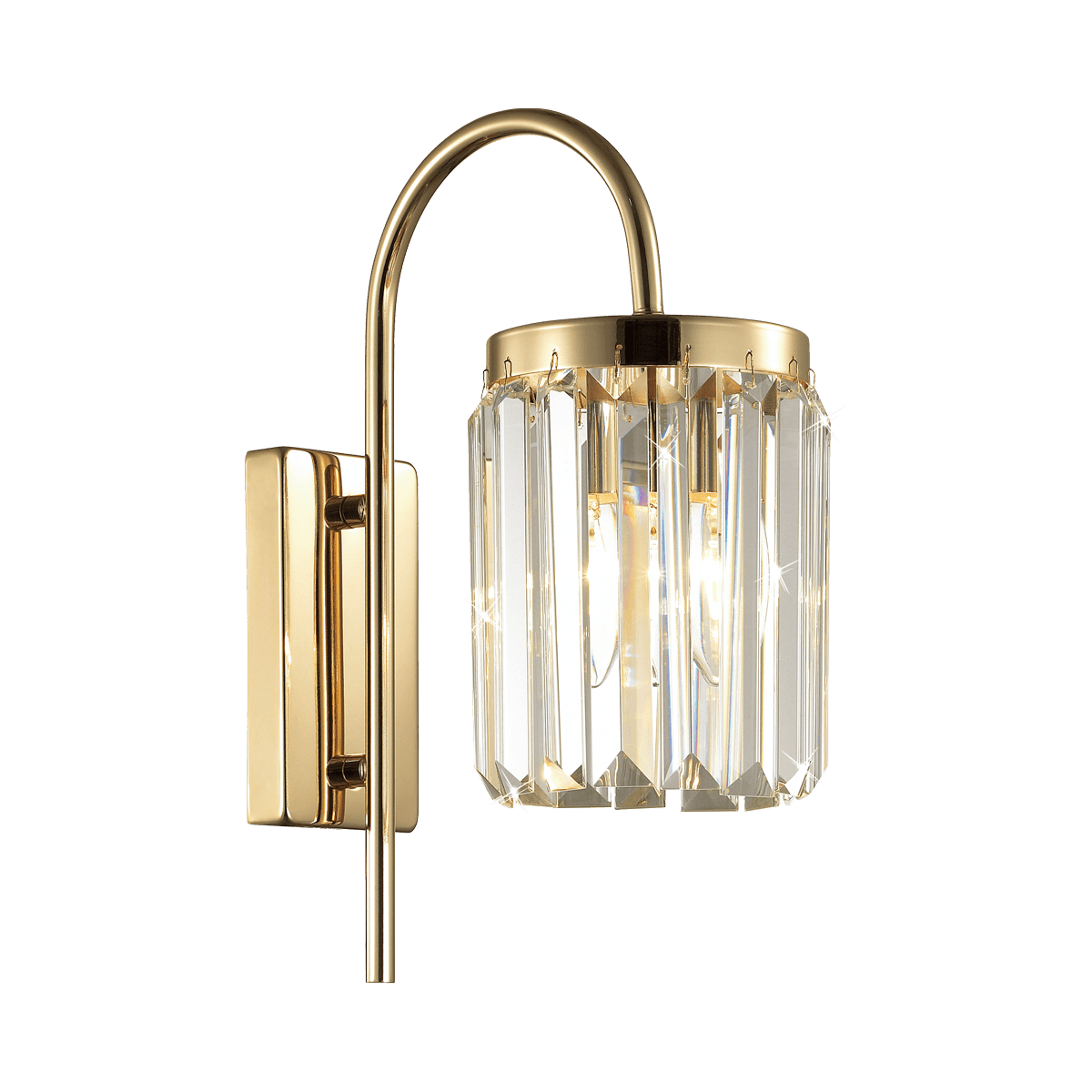 Odeon Light 4987/1W CLASSIC ODL22 449 золотой/хрусталь Бра E14 1*40W VASSA — миниатюра 2