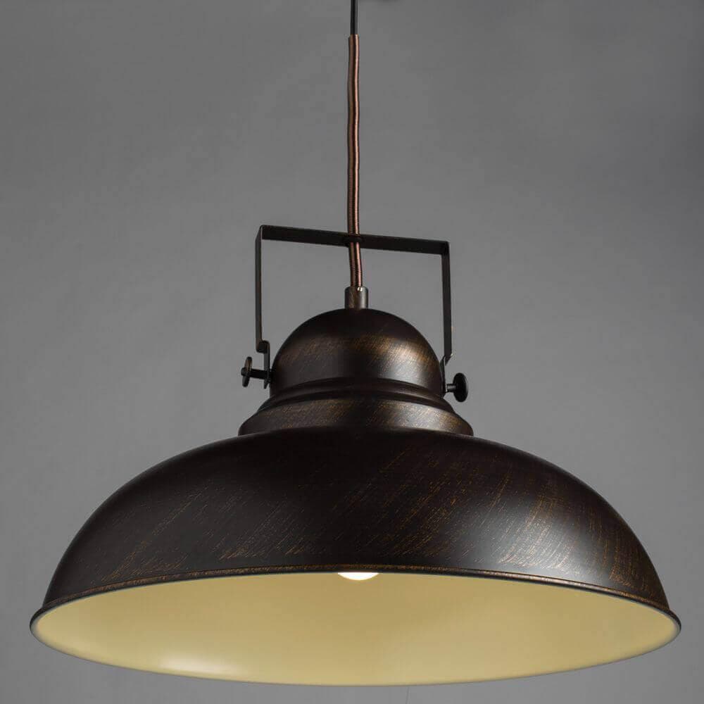 Arte Lamp Martin Коричневый Светильник подвесной 75W E27 A5213SP-1BR — миниатюра 2