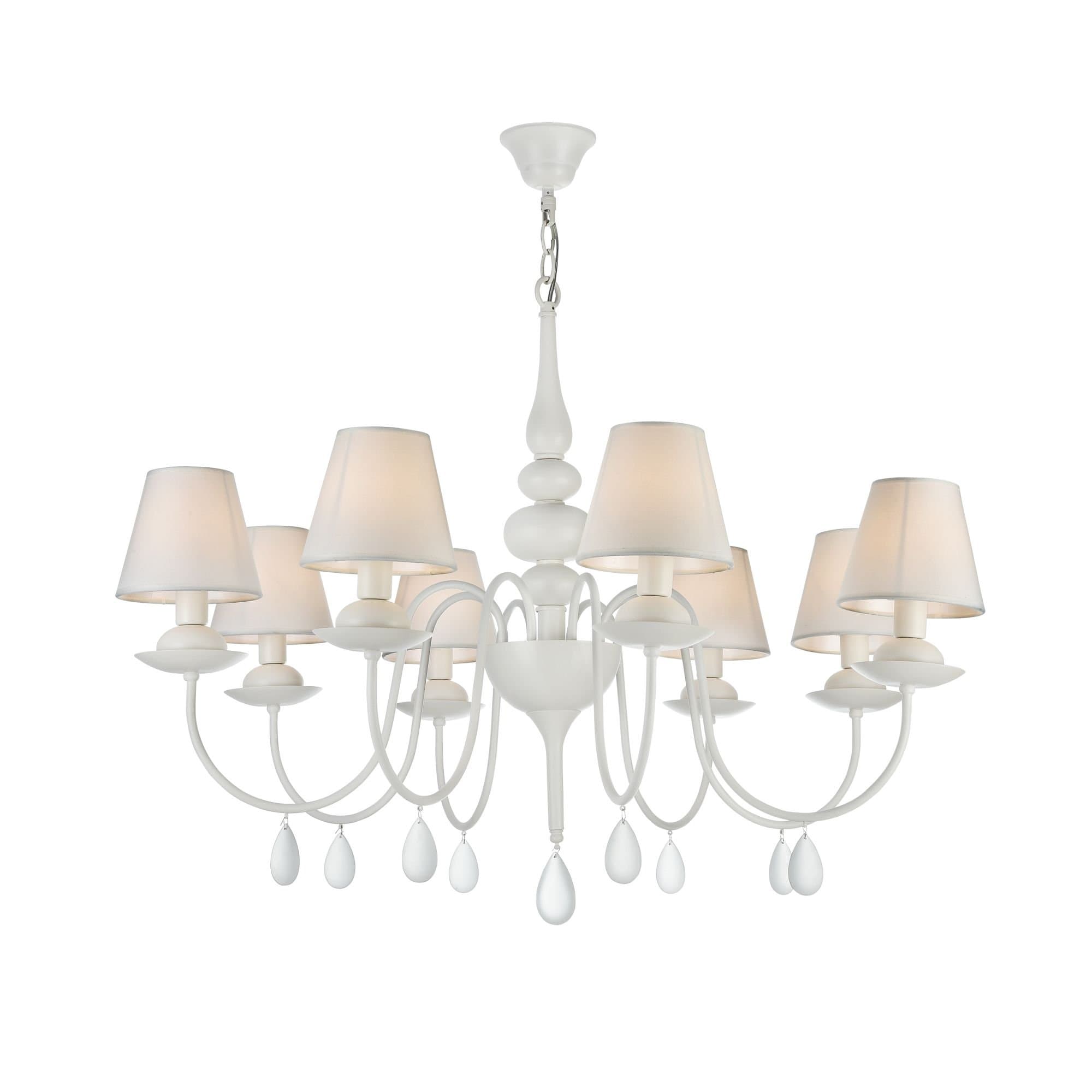 Freya Modern Eliza Белый Люстра E14 40W FR5756-PL-08-W — миниатюра 2