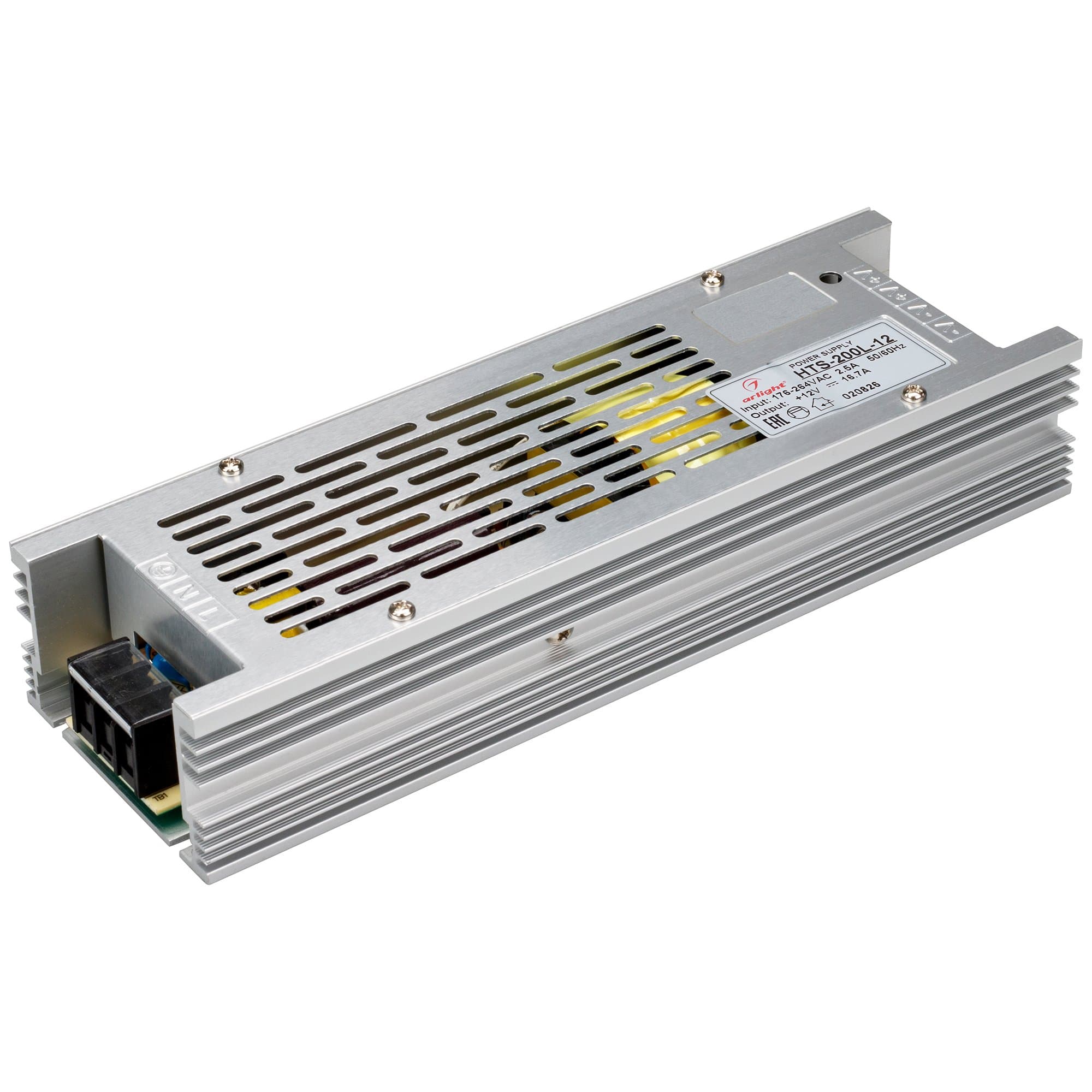 Arlight Блок питания HTS-200L-12 (12V, 16.7A, 200W) (IP20 Сетка, 3 года) 020826