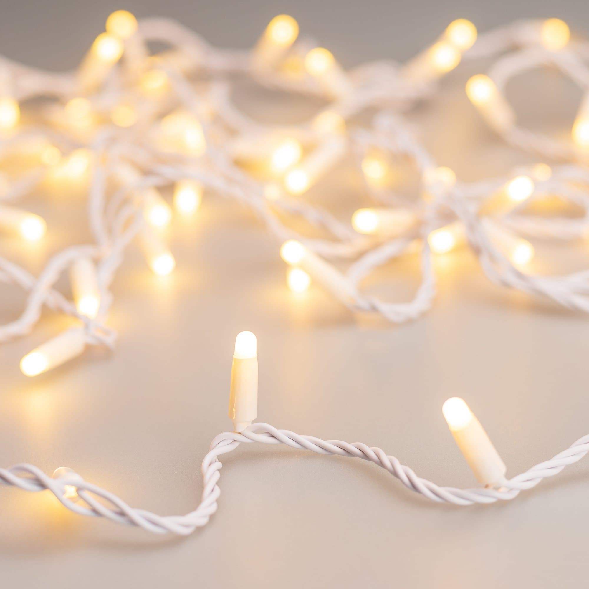 Arlight Светодиодная гирлянда ARD-STRING-CLASSIC-10000-WHITE-100LED-MILK-PULSE Warm (230V, 7W) (Ardecoled, IP65) 031646 — миниатюра 1