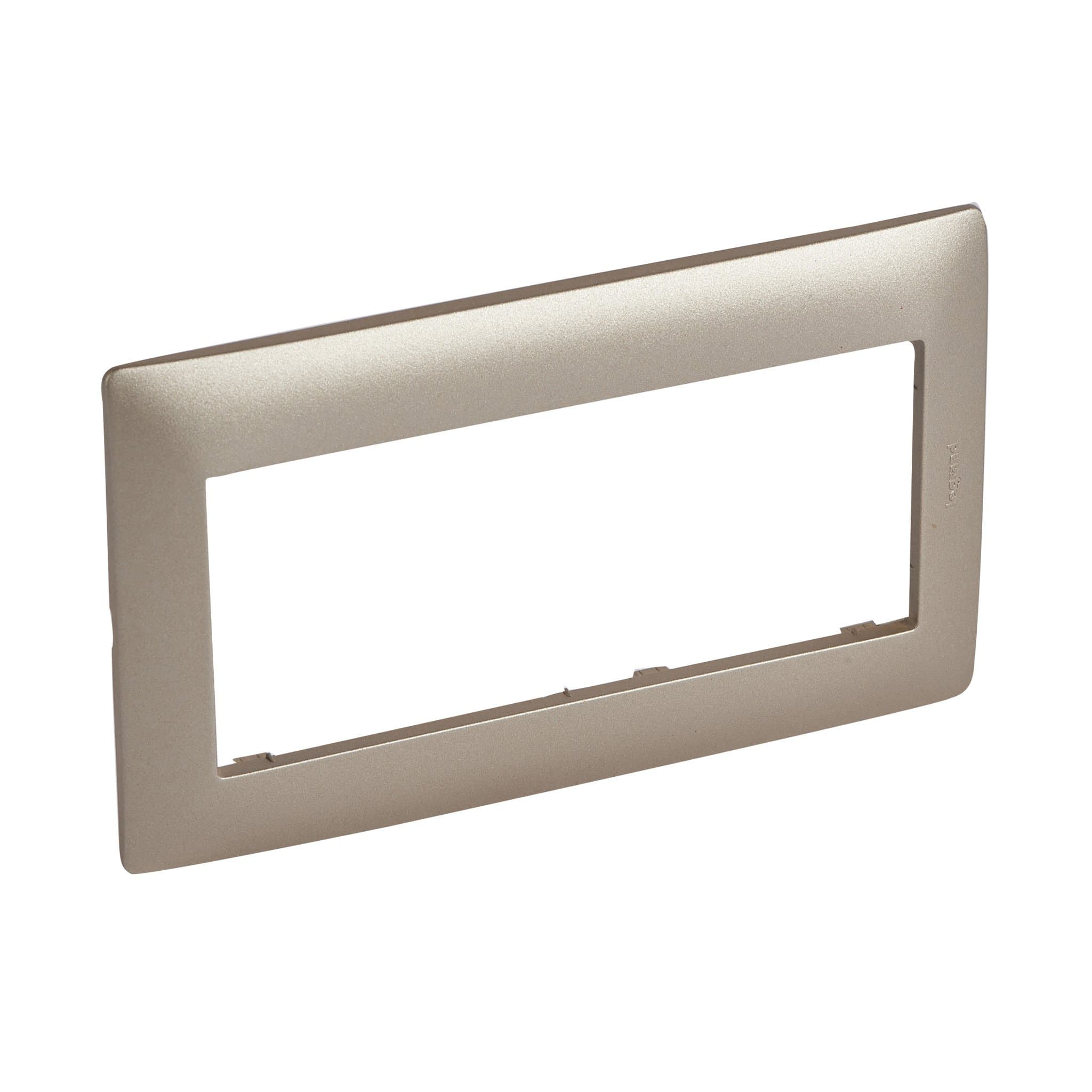 Legrand Galea Life Серебристый (Titanium) Рамка для программируемых термостатов, системы домофона 2 поста 771930