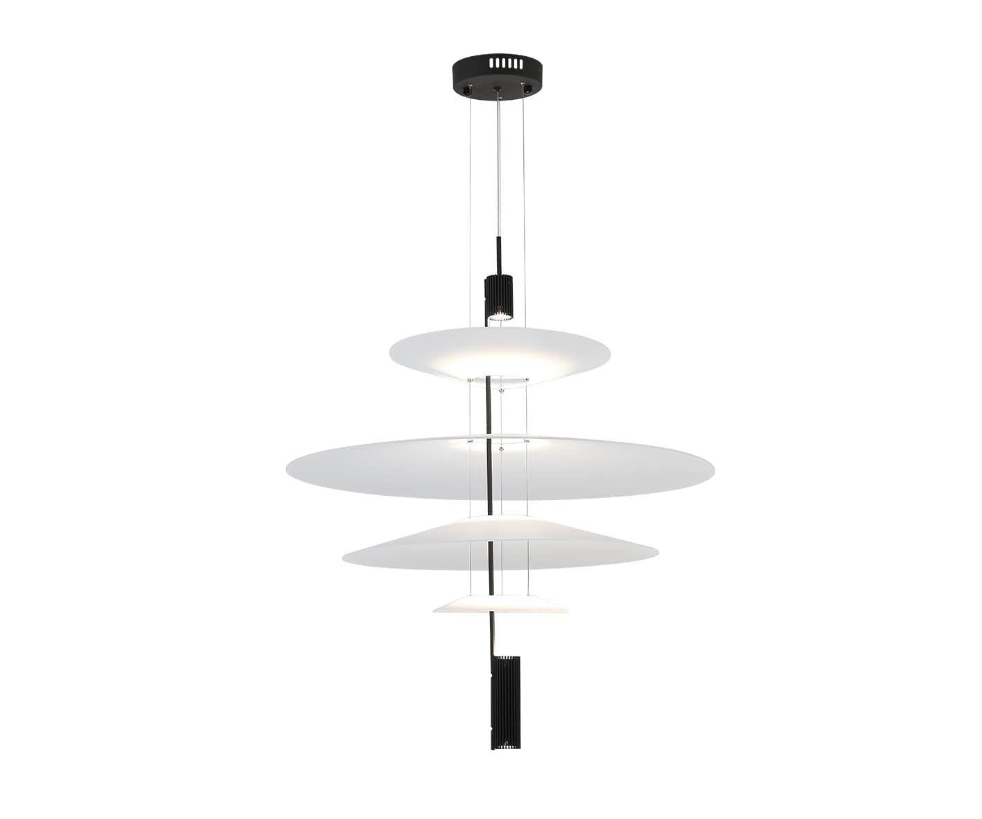 Kink Light 08403-36+50+68+21,19(01) Подвес Гида черный d36+50+68+21 h200 Led 3*3W (4000K)