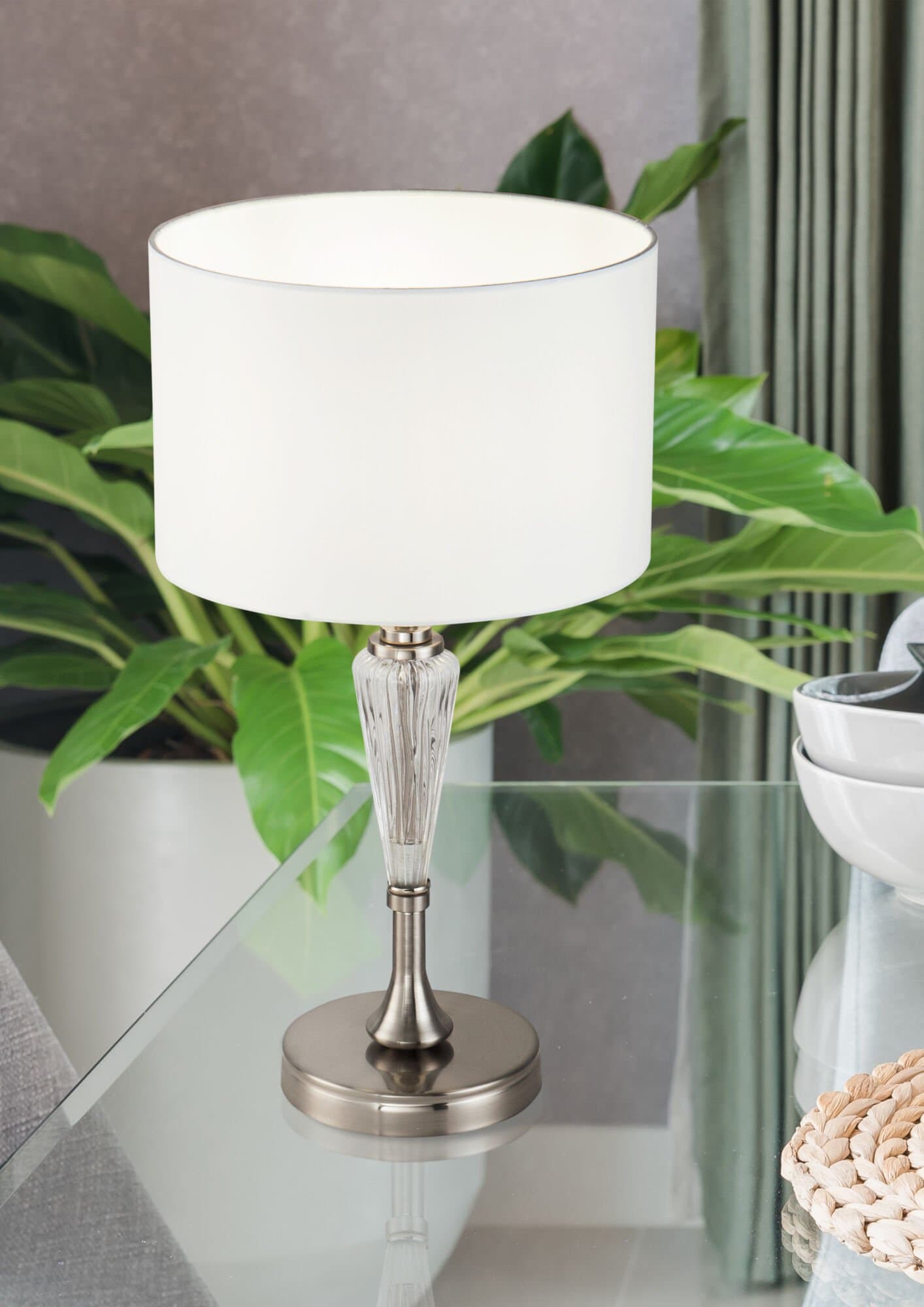 Maytoni Neoclassic Alicante Никель Настольная лампа E14 40W MOD014TL-01N — миниатюра 4