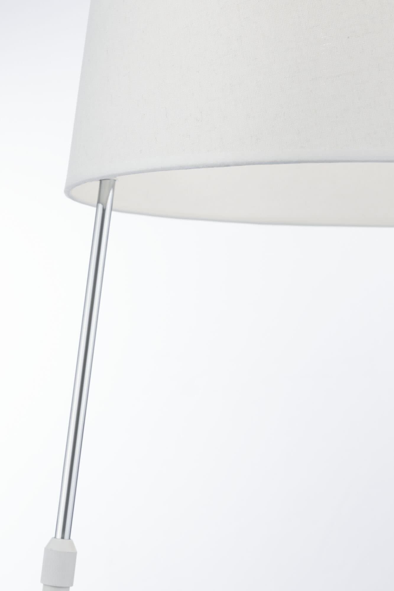 Maytoni Modern Bergamo Белый и Хром Торшер 1xE27 60W MOD613FL-01W — миниатюра 5