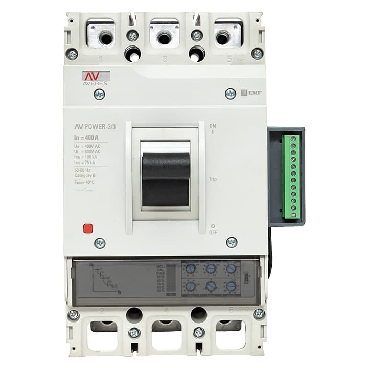 EKF  AVERES Автоматический выключатель AV POWER-3/3 400А 100kA ETU2.2 — миниатюра 2