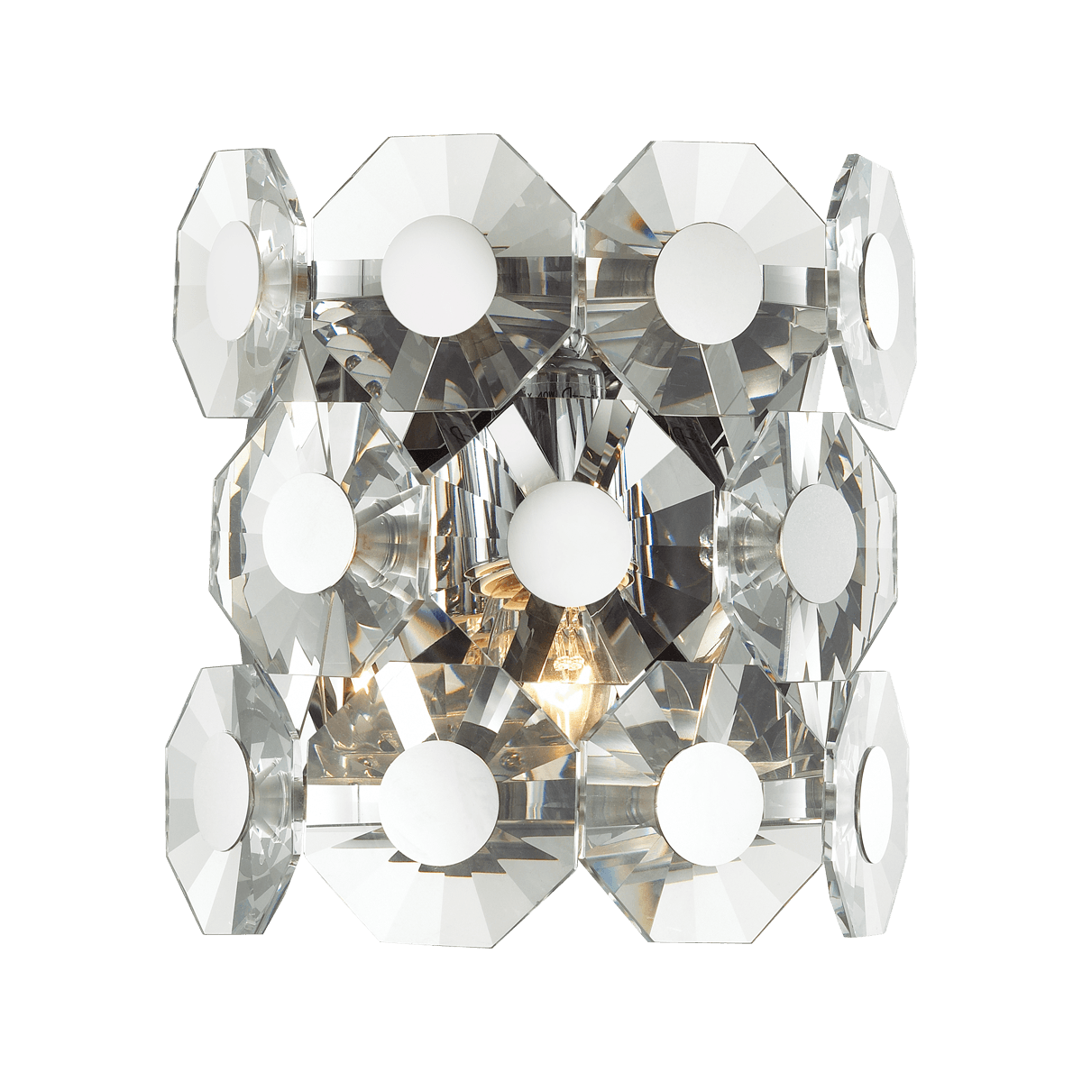 Odeon Light 4973/1W HALL ODL22 373 хром/хрусталь Бра E14 1*40W TOKATA — миниатюра 2