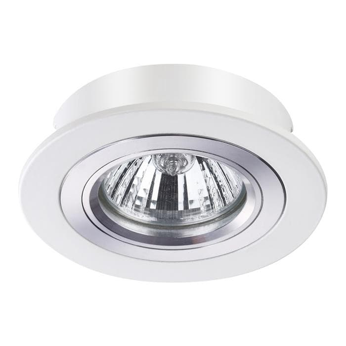 Novotech NT18 076 белый Встраиваемый светильник IP20 GX5.3 50W 12V MORUS