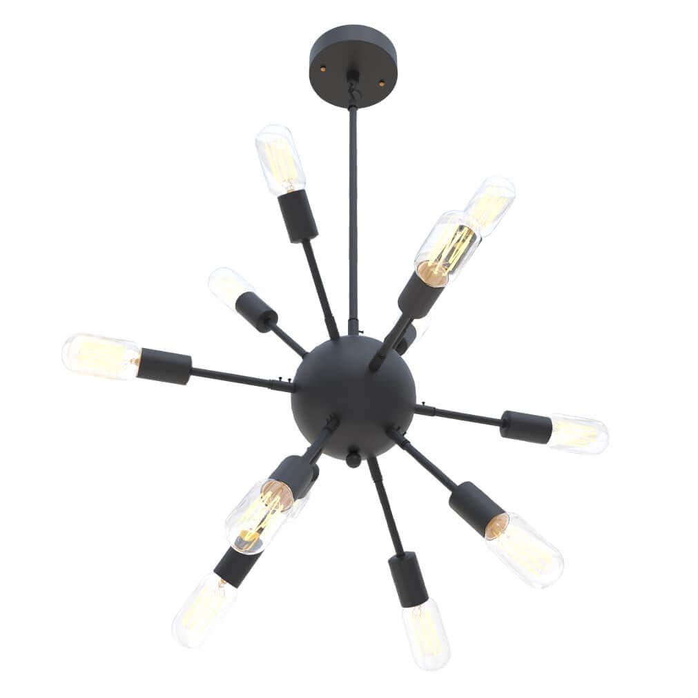 LOFT IT LOFT1832P-12 Люстра на штанге 12xE27 max 40W LOFT1832P-12, шт — миниатюра 4