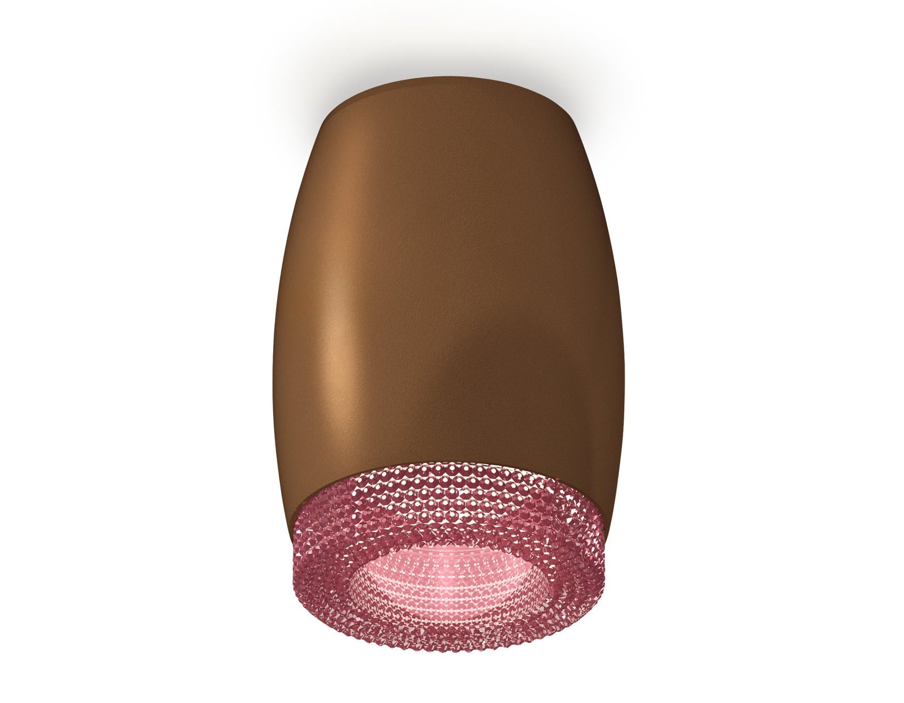 Ambrella Комплект накладного светильника XS1124010 SCF/PI кофе песок/розовый MR16 GU5.3 (C1124, N7193) — миниатюра 1