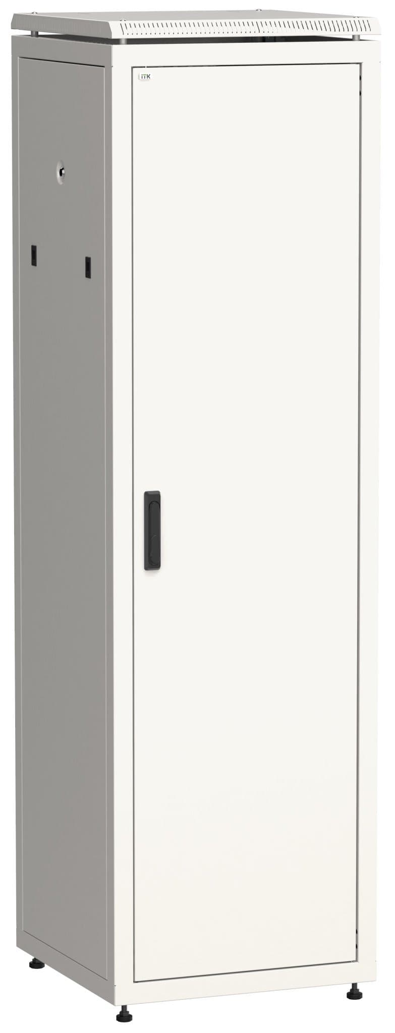 IEK LINEA N ITK Шкаф сетевой 19" LINEA N 42U 600х800 мм металлическая передняя дверь серый LN35-42U68-M