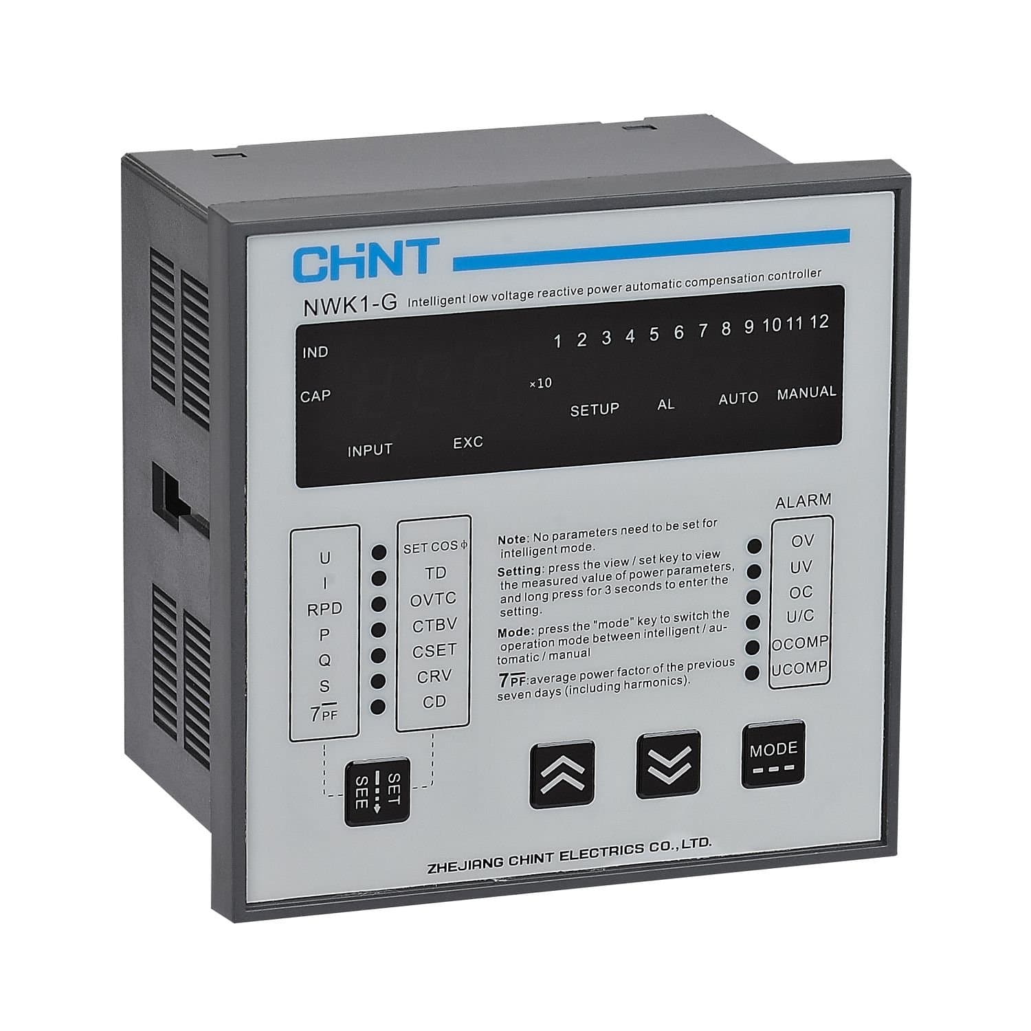 CHINT Регулятор реактивной мощности NWK1-16 с 16-тью контурами RS 485 263784