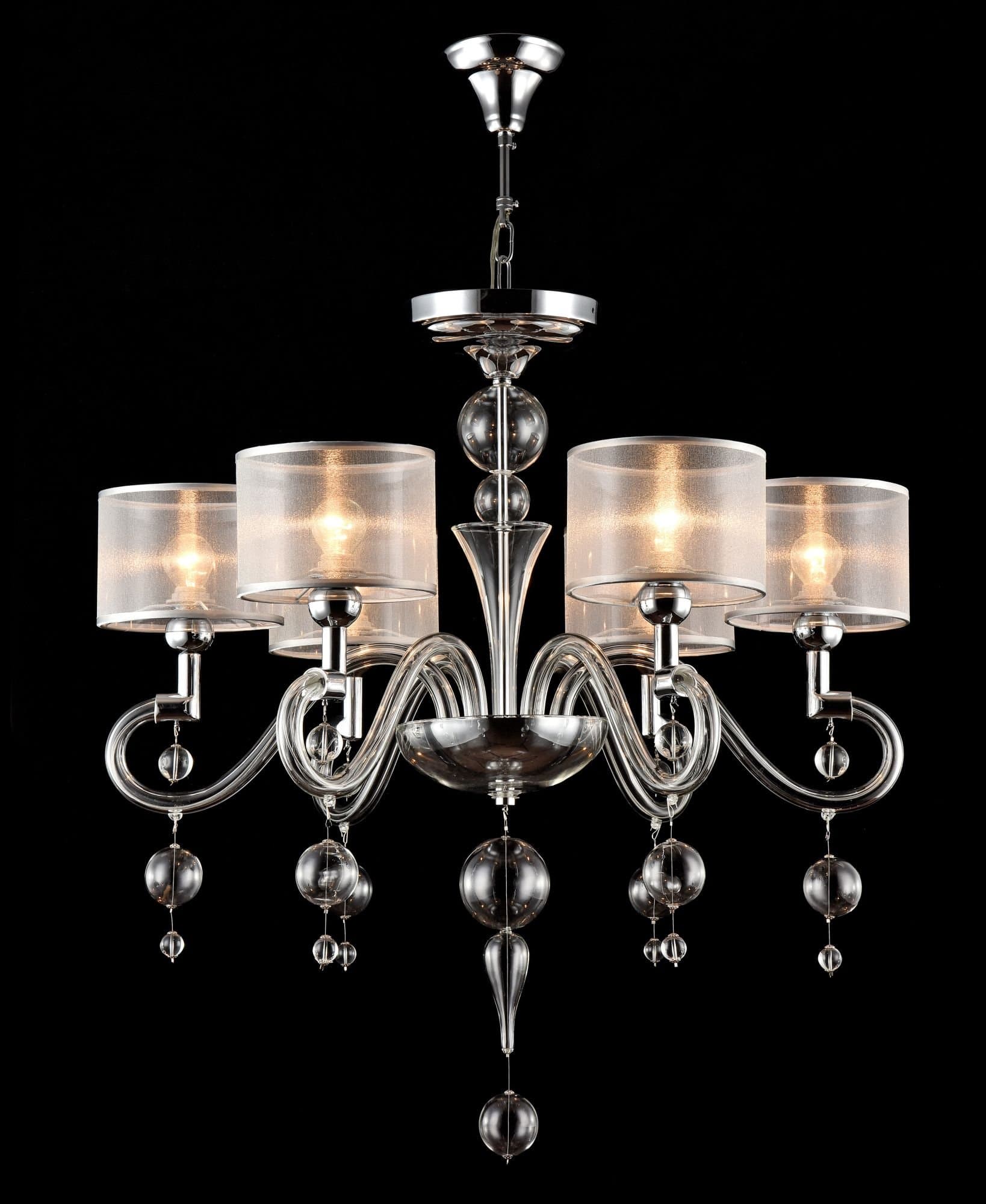 Maytoni Neoclassic Bubble Dreams Хром Люстра 6xE14 40W MOD603-06-N — миниатюра 2