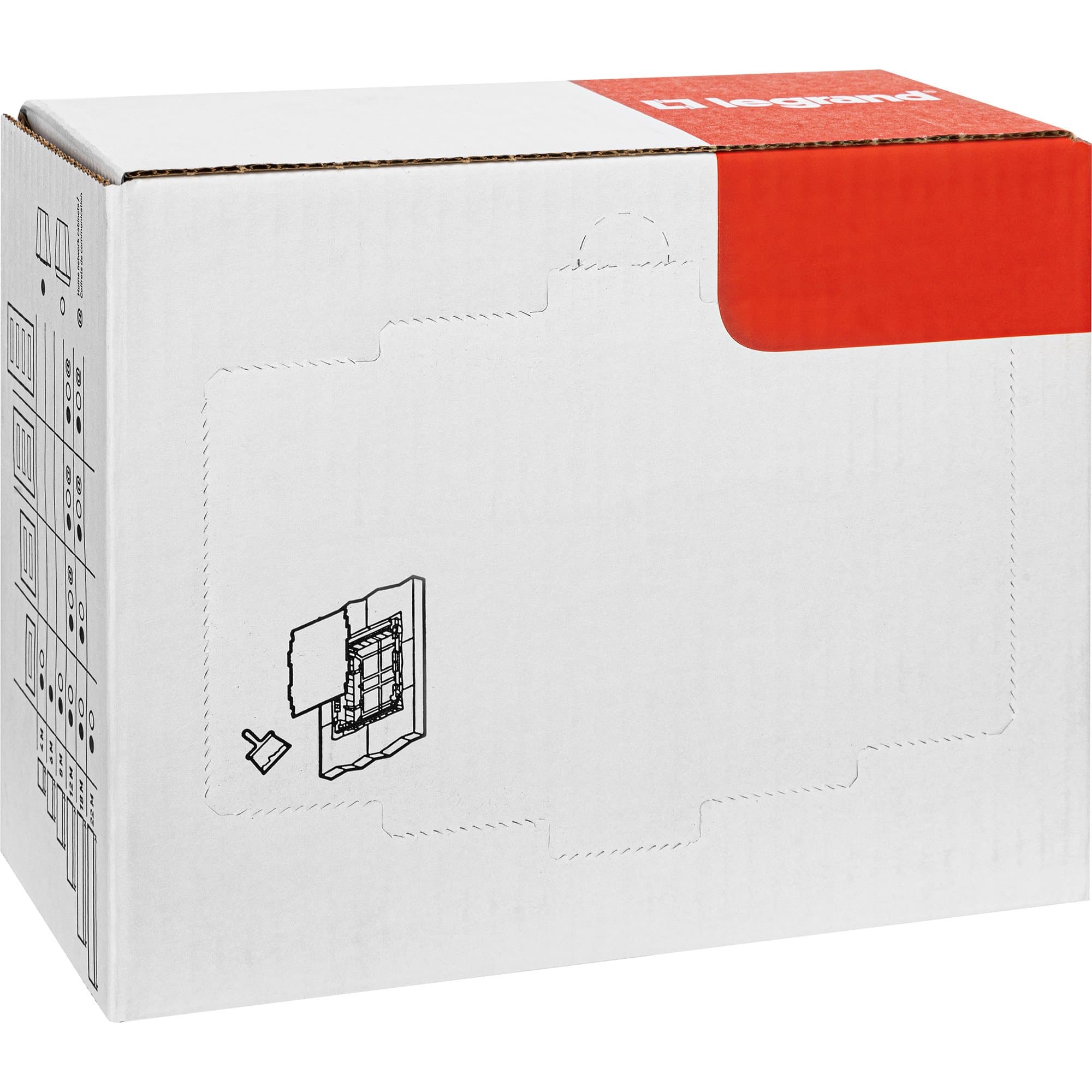 Legrand Practibox S Пластиковый щиток Навесной 1X4 Белая дверь 134604 — миниатюра 4