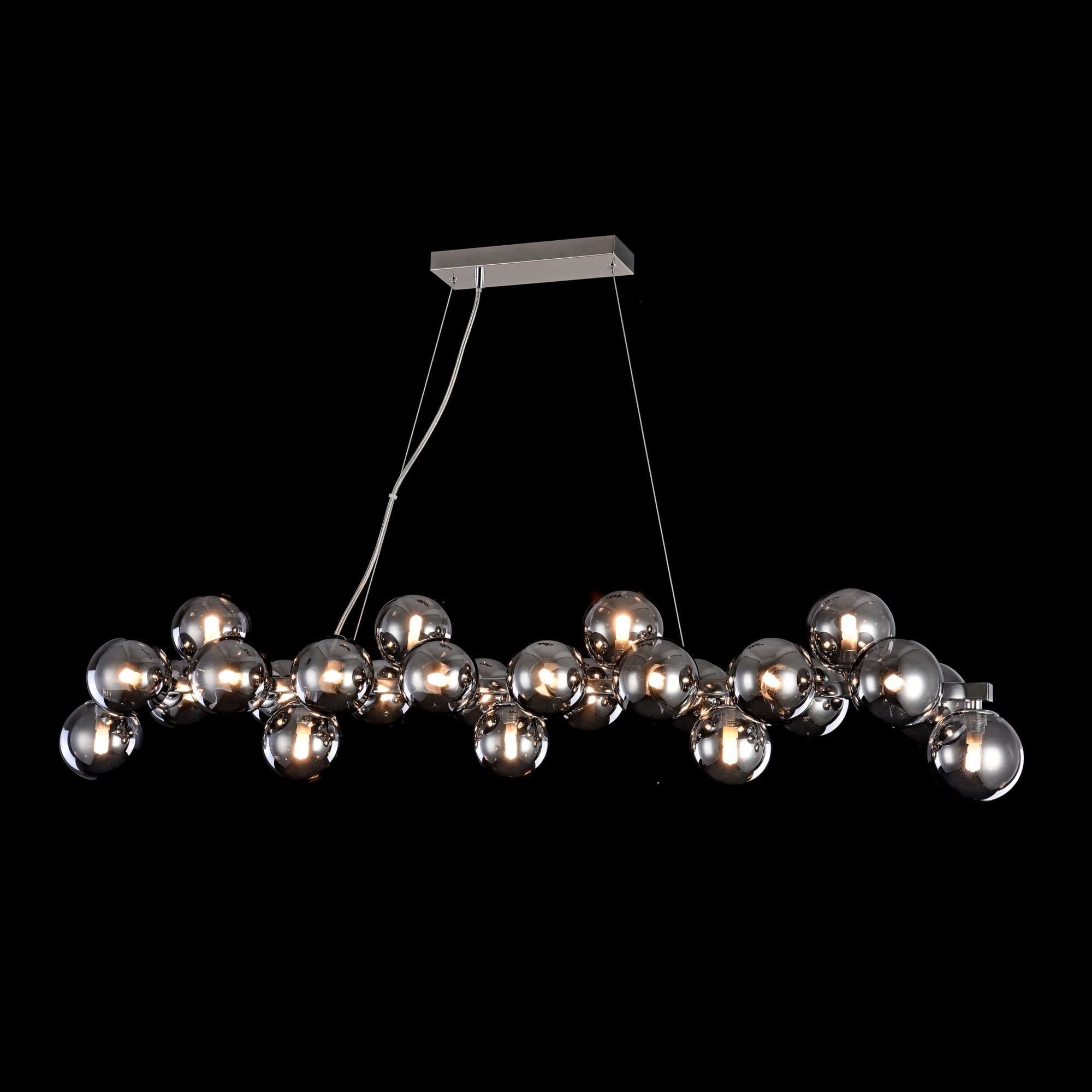 Maytoni Modern Dallas Хром Подвес 25xG9 28W MOD547PL-25CH — миниатюра 2
