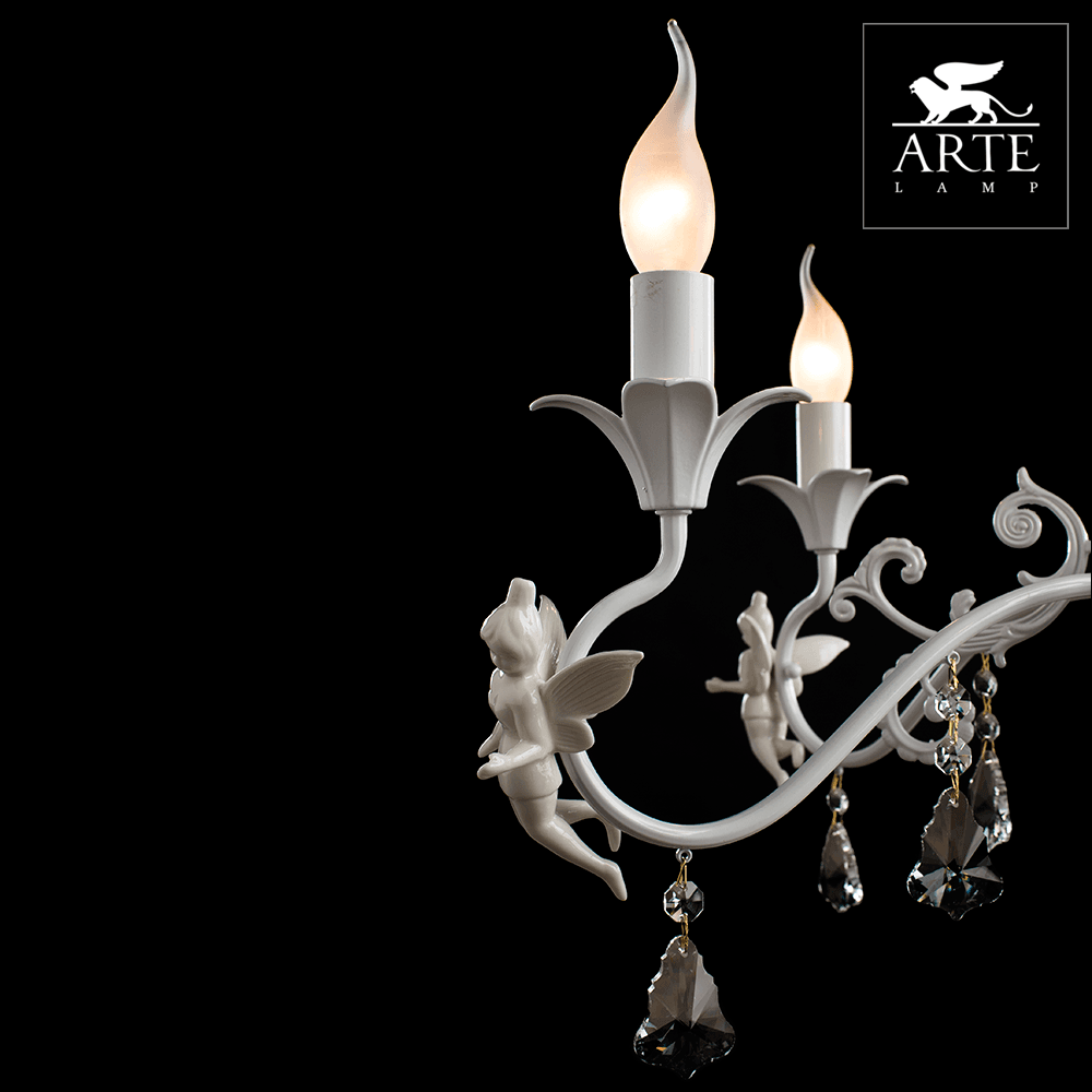 Arte Lamp Angelina Белая Люстра 40W E14 A5349LM-5WH — миниатюра 4