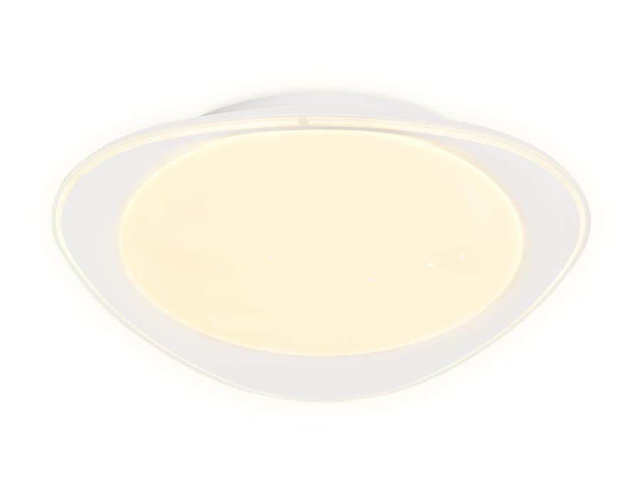 Ambrella light Светильник потолочный светодиодный с пультом FF44 WH белый 48W 450*460*70 (ПДУ ИК)