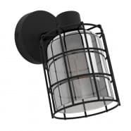 Eglo 99711 Спот CONSACA, 1x28W, E27, L120, H220, A160, сталь/стекло, черный/серый
