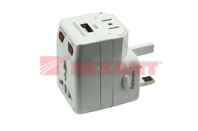 Адаптер сетевой "Путешественник" с USB Rexant 11-1051 — миниатюра 2
