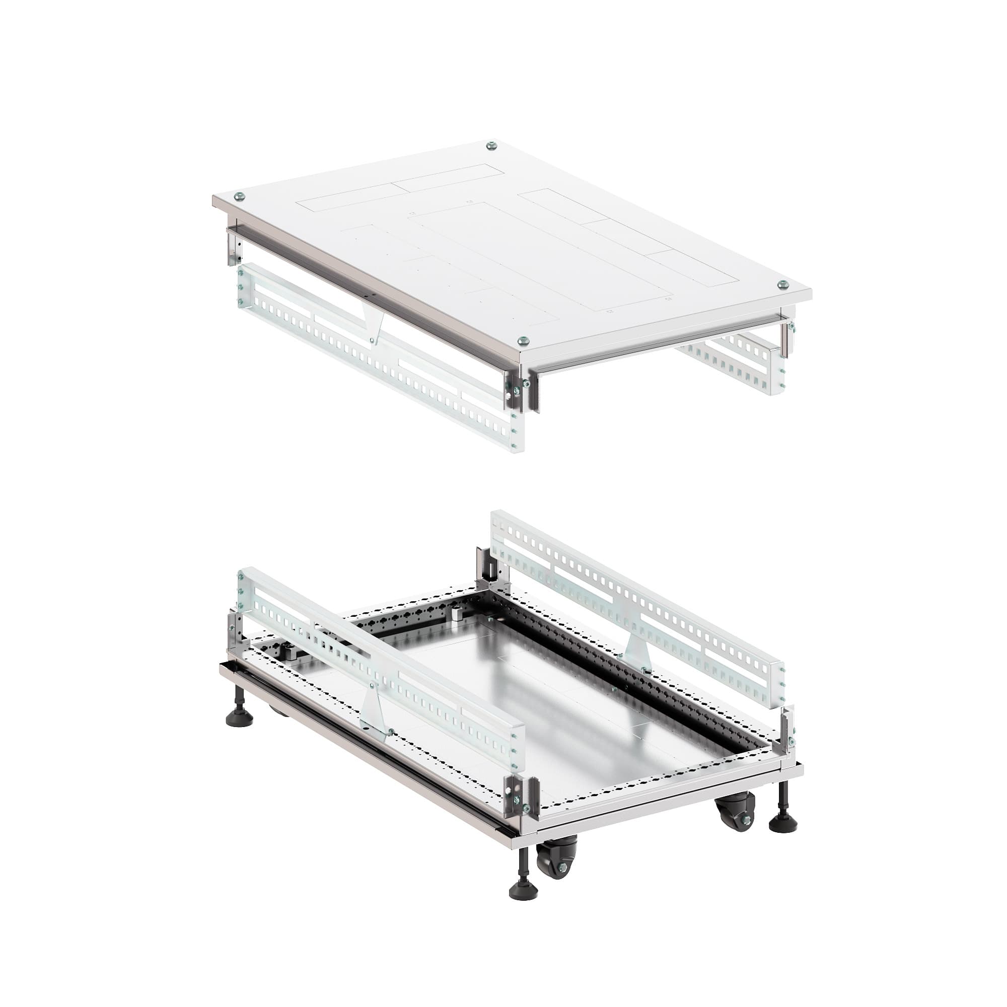 DKC Крыша основание преперфорированные IT-CQE 600x1000, RAL7035 — миниатюра 2
