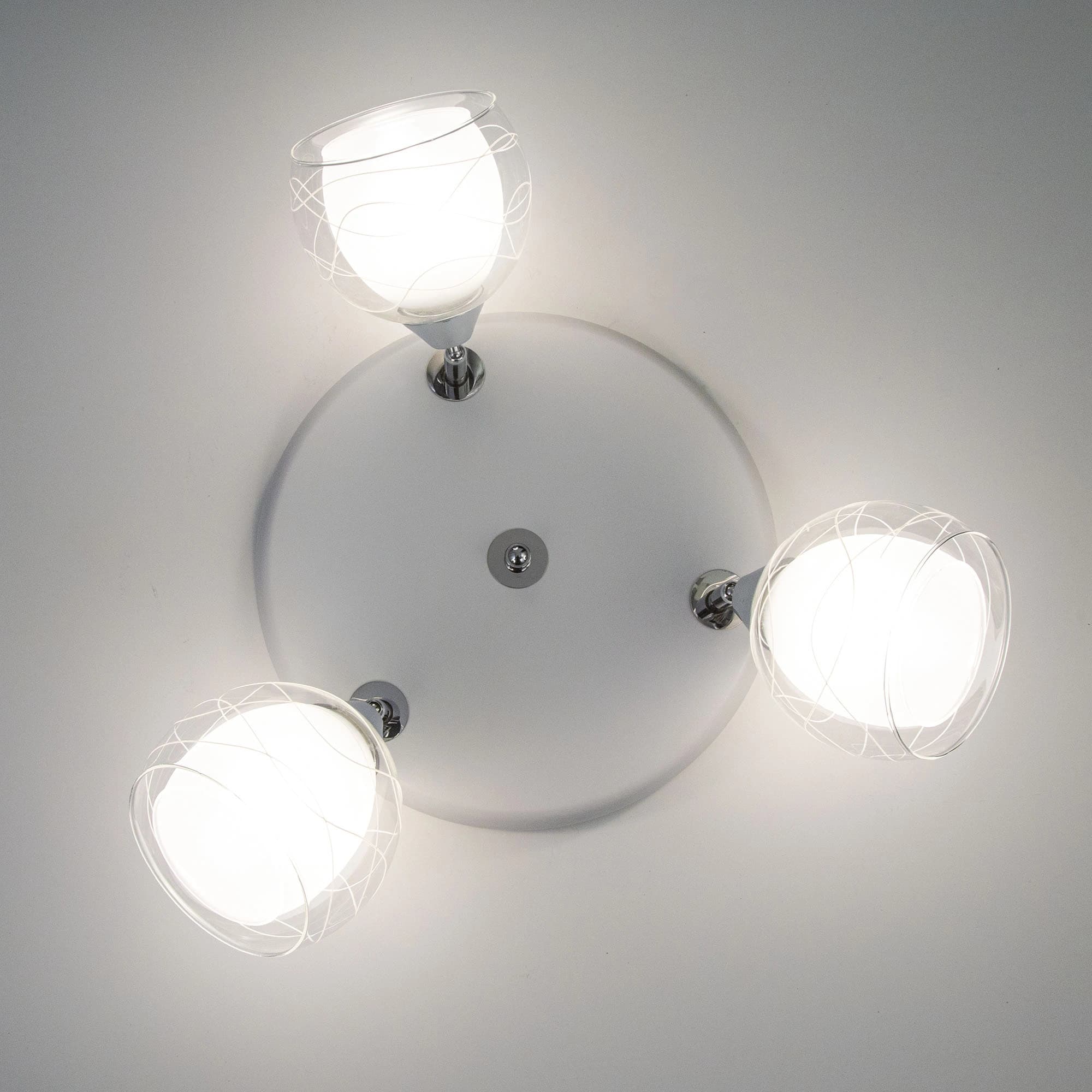 Citilux CL158131 Самба Бел+Хром Светильник Люстра — миниатюра 6