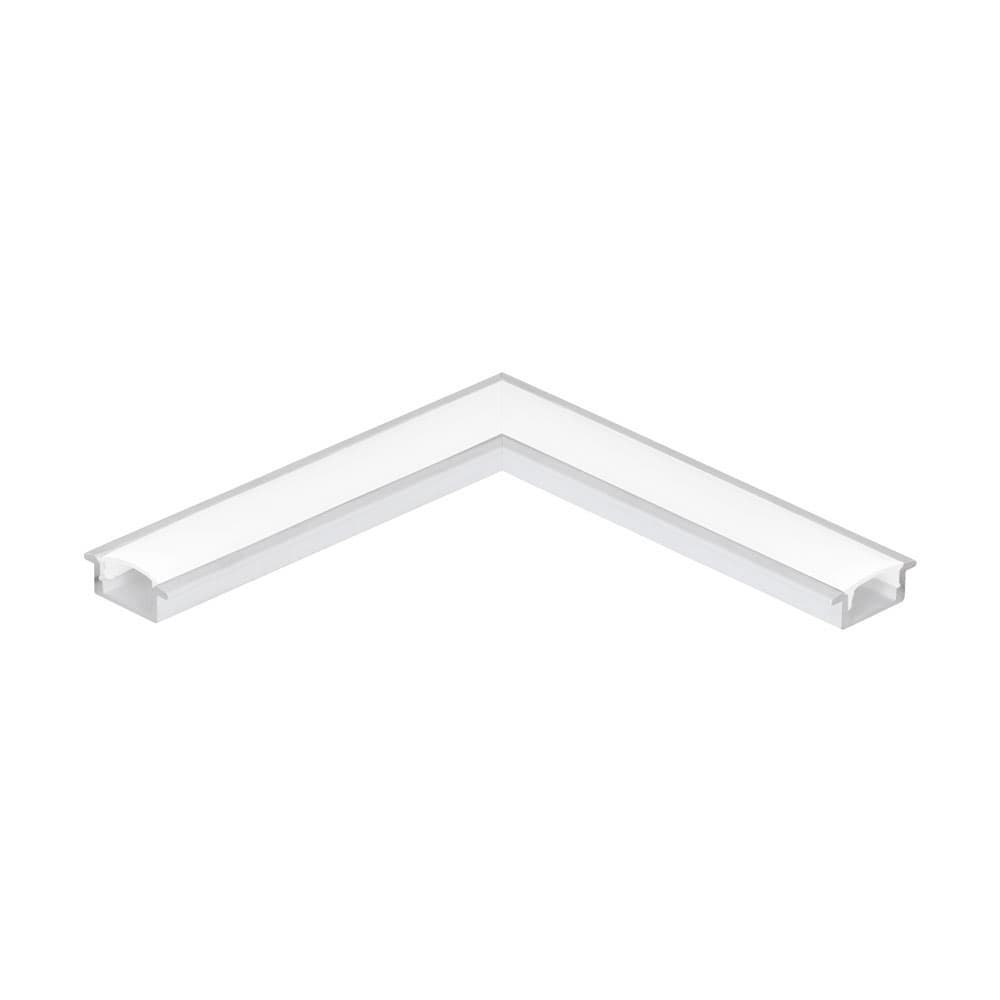 Eglo 98983 Встраиваемый профиль угловой RECESSED PROFILE 1 к арт. 98981, L110, алюминий, белый/пластик