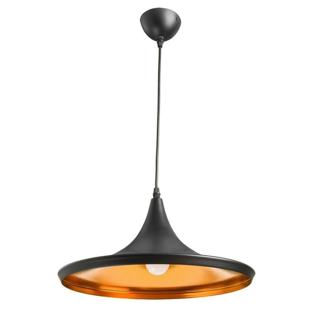 Arte Lamp Cappello Черный/Золото Светильник подвесной 40W E27 A3406SP-1BK — миниатюра 1