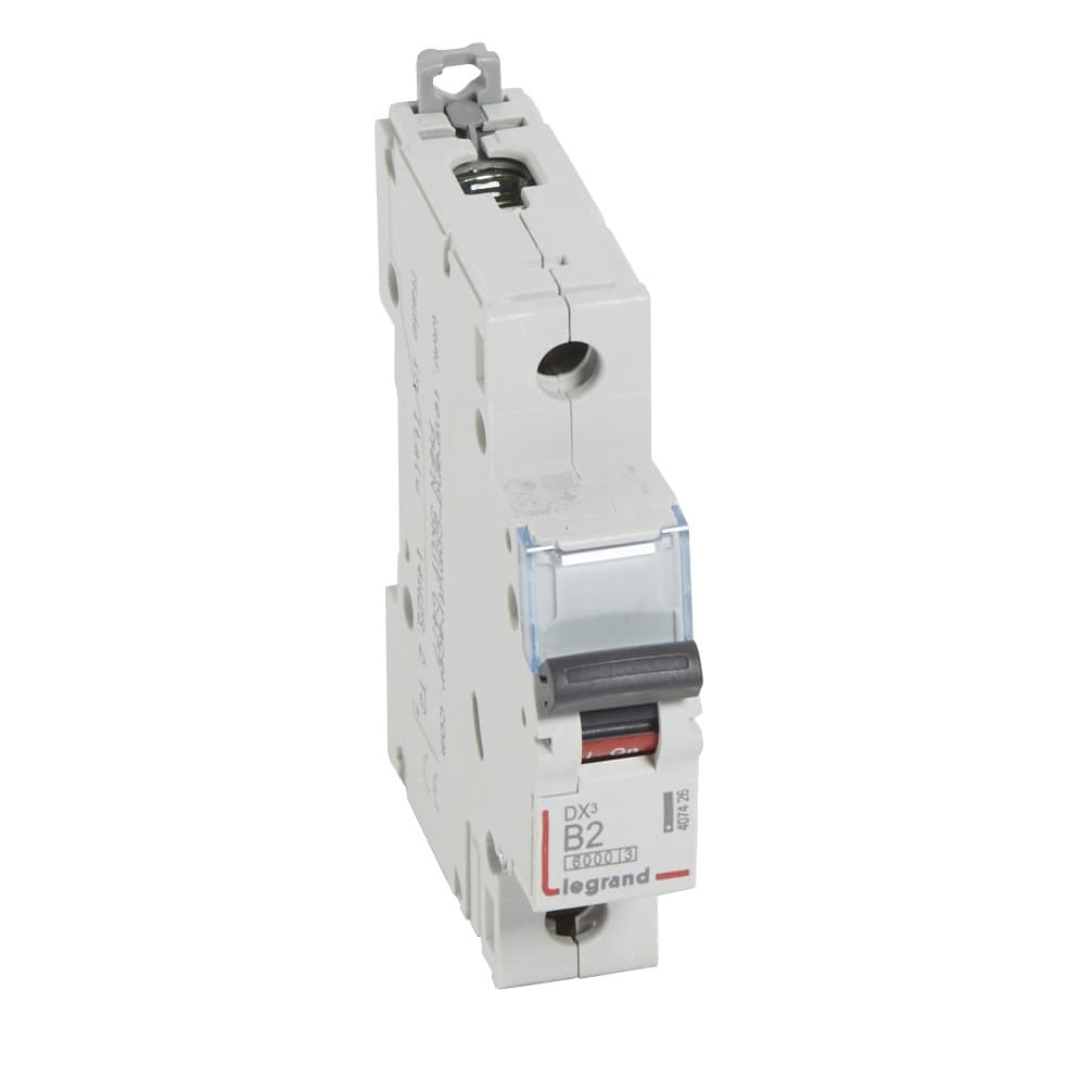 Legrand DX3 Автоматический выключатель 1P 2A (B) 6000/10kA 407426
