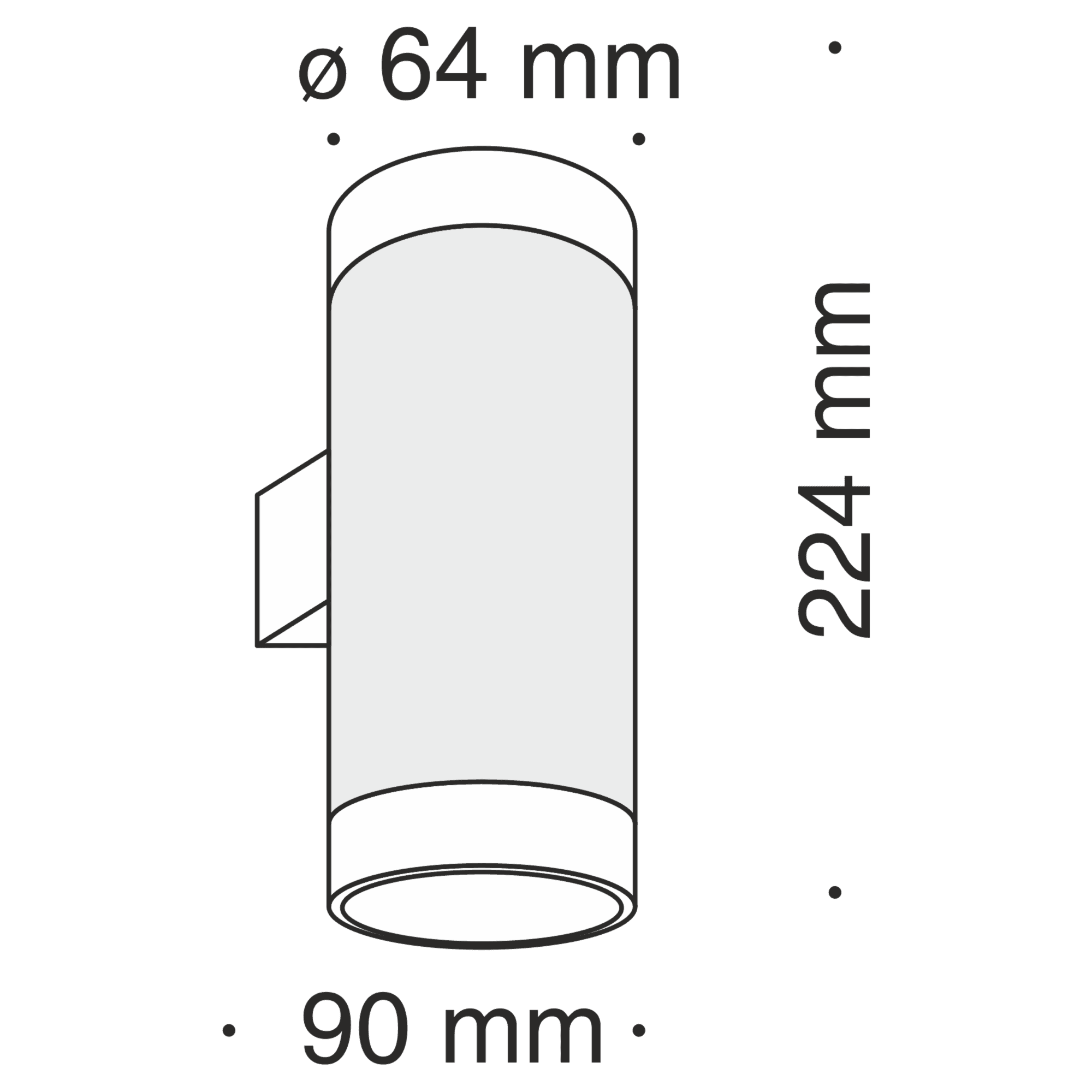 Maytoni Technical Dafne Черный Бра LED 10W 720Лм C027WL-L10B — миниатюра 6
