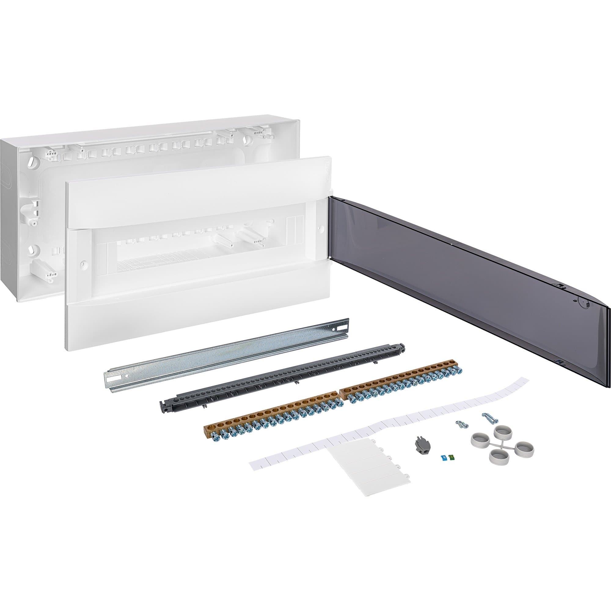 Legrand Practibox S Пластиковый щиток Навесной 1X22 Дымчатая дверь 137615 — миниатюра 5