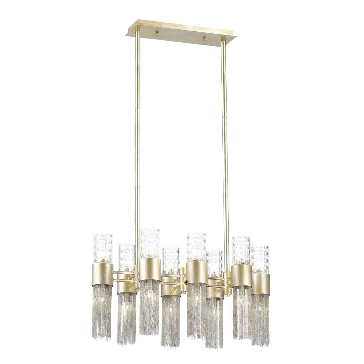 Odeon Light 4631/16 ODL20 419 серебристый/стекло/металл.цепочки Люстра G9 16*40W 220V PERLA