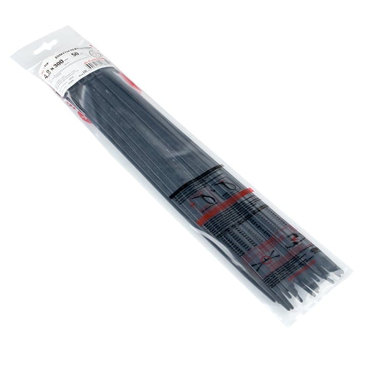 EKF PROxima Хомут P6.6 стандартный (ч), 4.8x300 (50шт) FlexLock — миниатюра 2