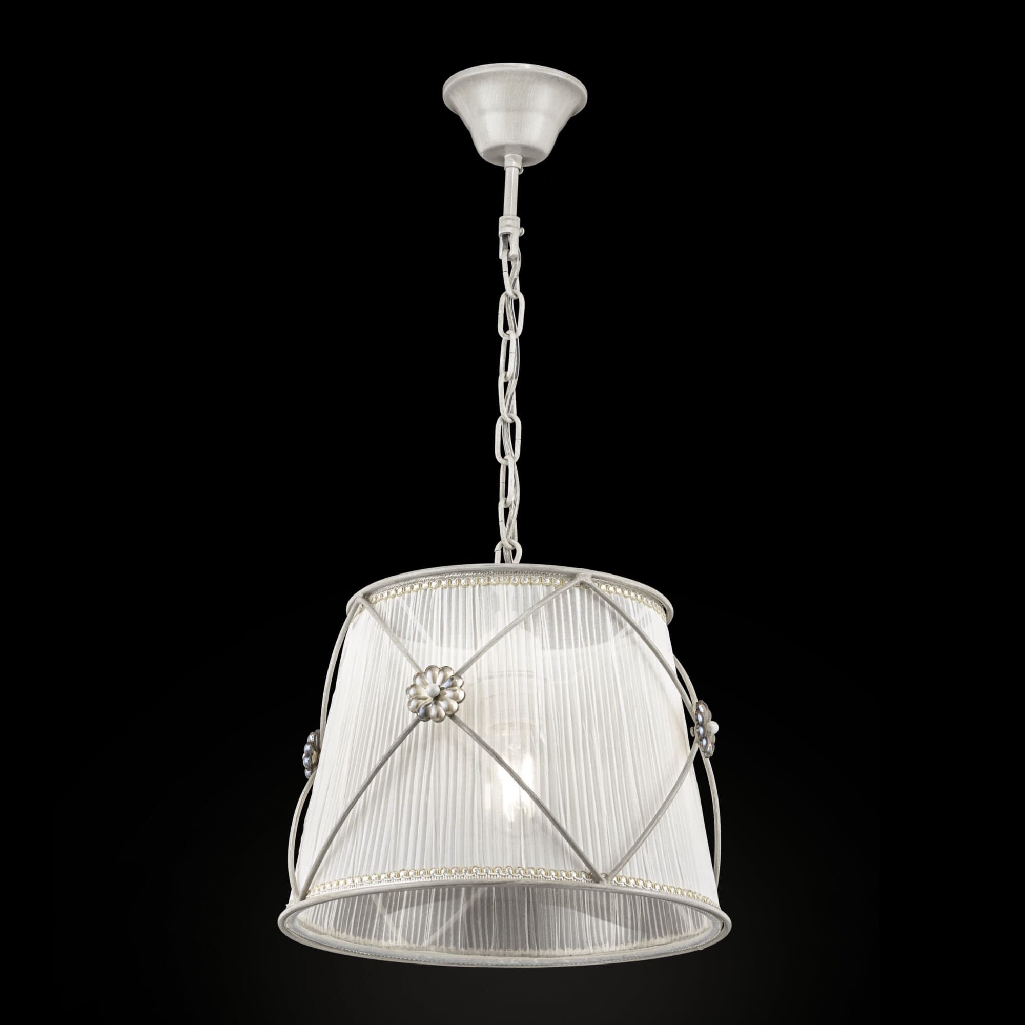 Maytoni Elegant Lea Жемчужный белый Подвес 1xE27 40W ARM369-11-G — миниатюра 6