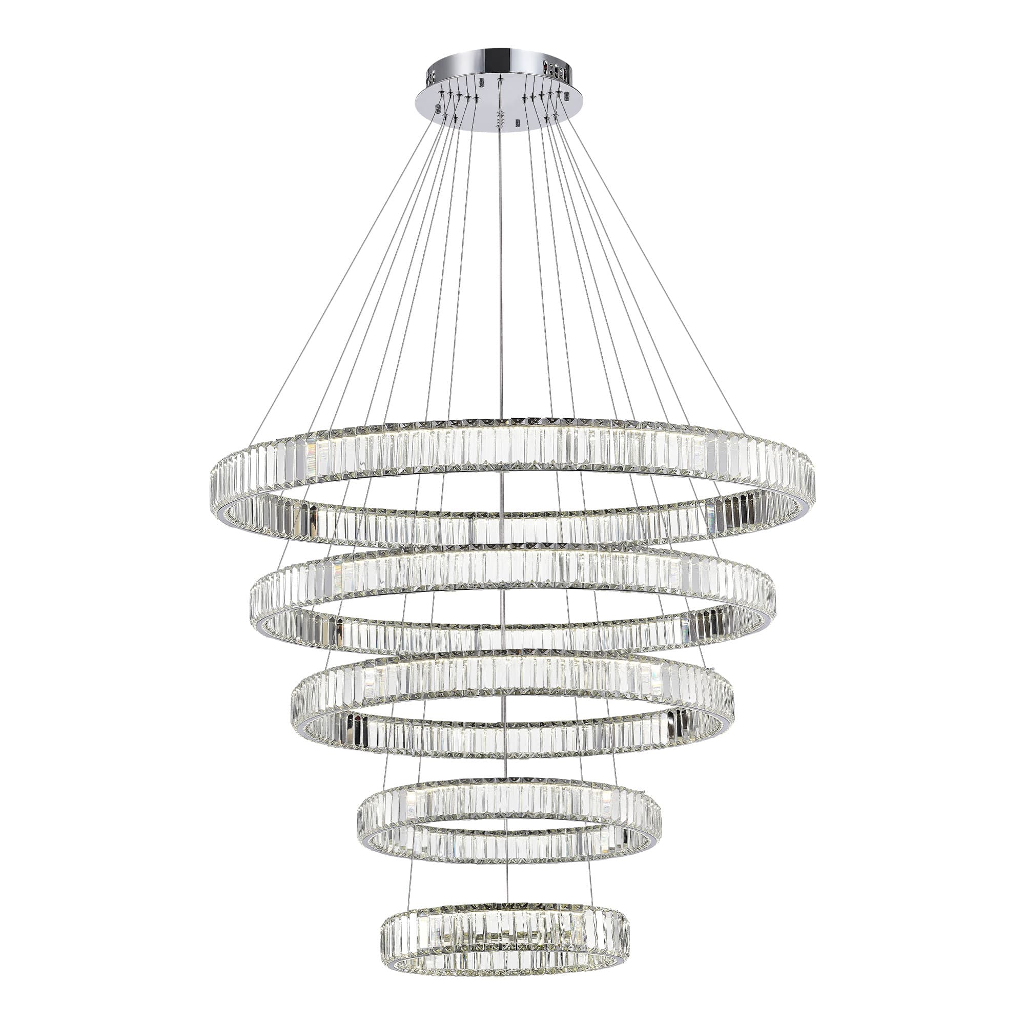 ST LUCE SL1622.113.05 Люстра подвесная Хром/Прозрачный LED 1*285W 4000K