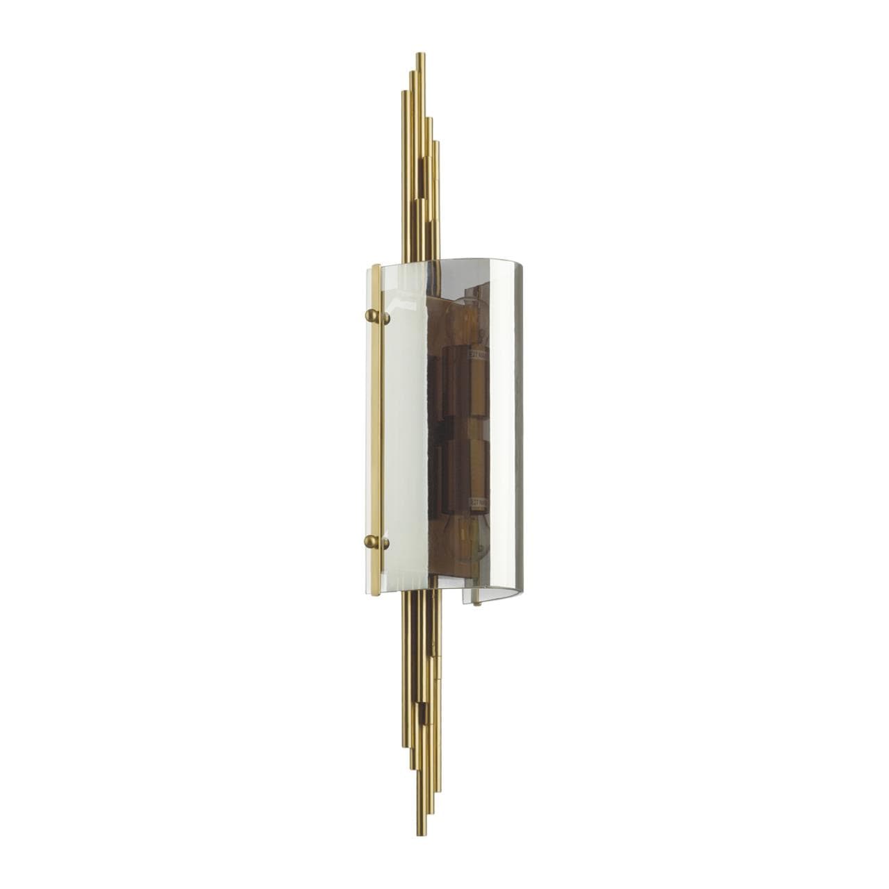 Odeon Light 4895/2W MODERN ODL_EX23 37 бронзовый/дымчатый/металл/стекло Бра E27 2*40W MARGARET — миниатюра 1