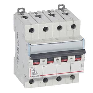 Legrand DX3 Автоматический выключатель 4P 63A (С) 10kA/16kA 409342 — миниатюра 2
