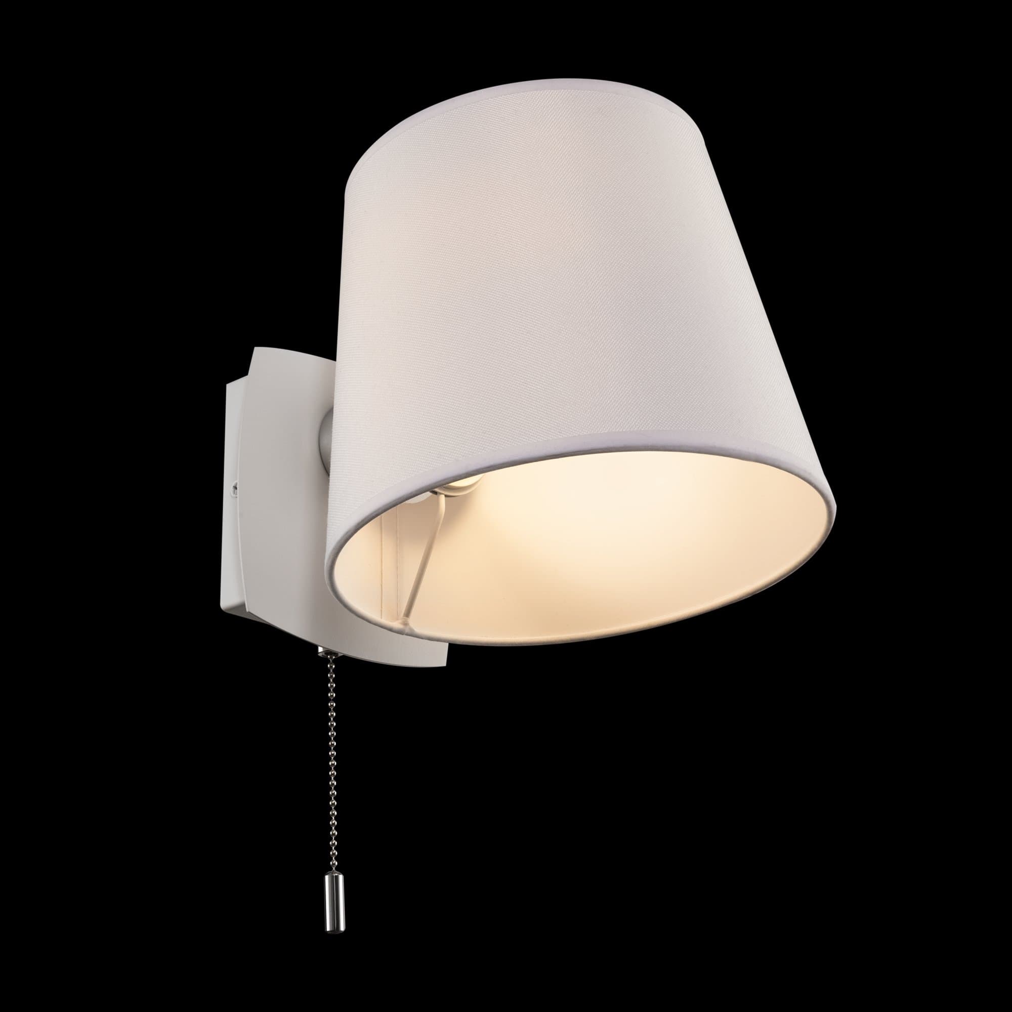 Maytoni Modern Bergamo Белый и Хром Бра 1xE27 60W MOD613WL-01W — миниатюра 8