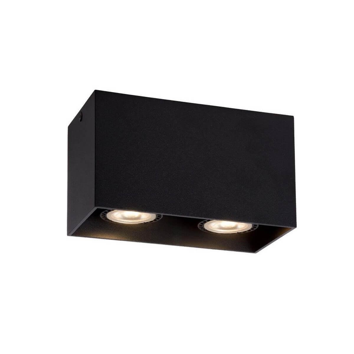 Lucide Bodi Модерн черный Накладной светильник GU10 50W 09101/02/30 — миниатюра 1