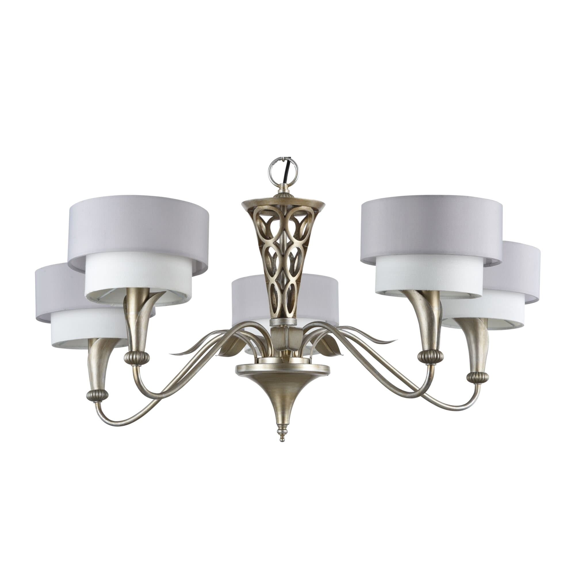 Maytoni House Lillian Серебро Антик Люстра 5xE14 40W H311-05-G — миниатюра 5
