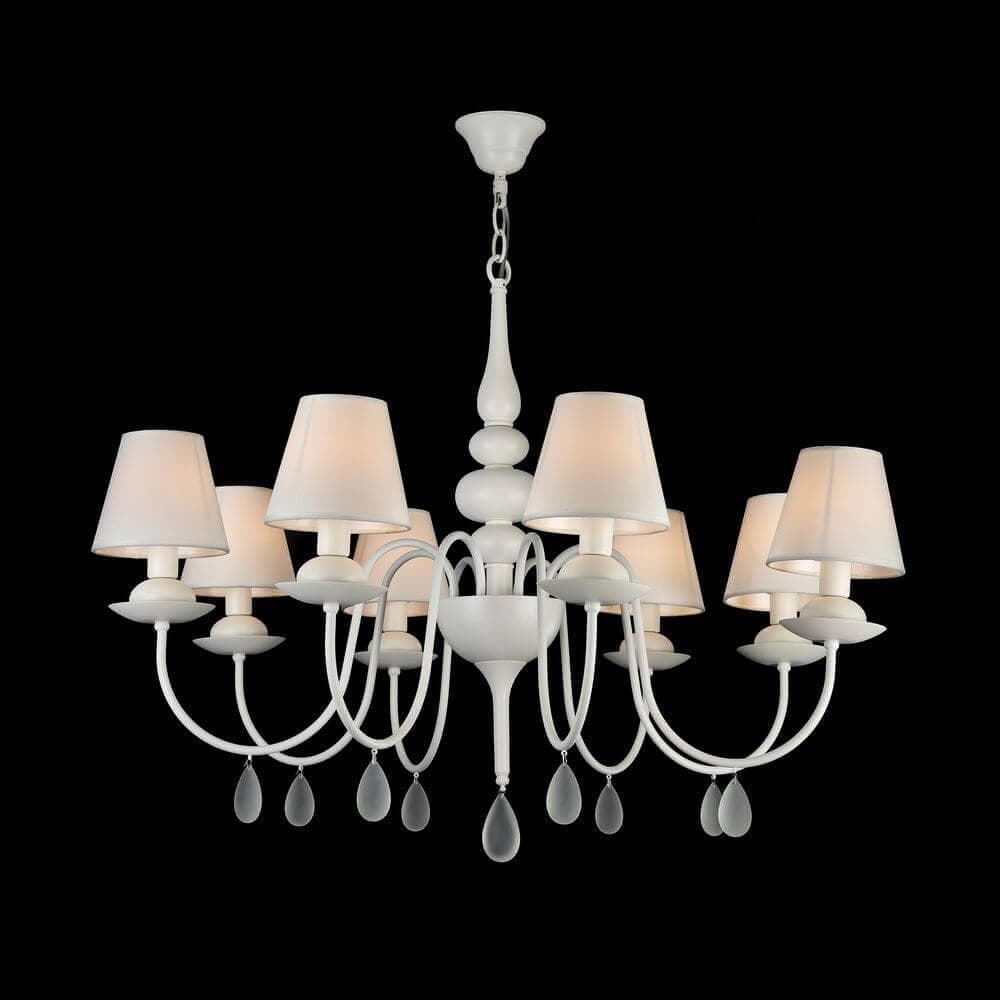 Freya Modern Eliza Белый Люстра E14 40W FR5756-PL-08-W — миниатюра 9