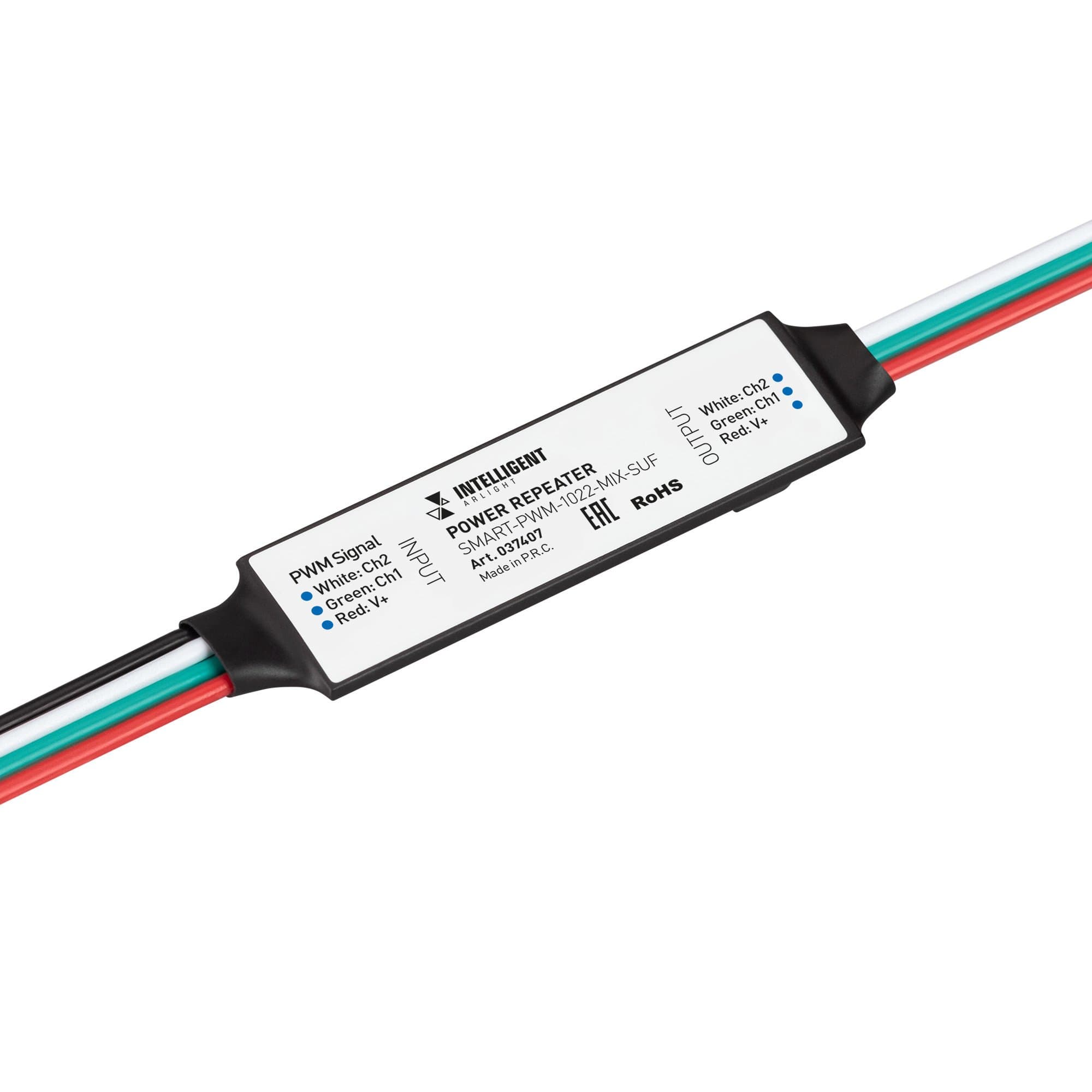 Arlight INTELLIGENT ARLIGHT Усилитель SMART-PWM-1022-MIX-SUF (12-24V, 2x2.5A) (IARL, IP20 Пластик, 5 лет) 037407