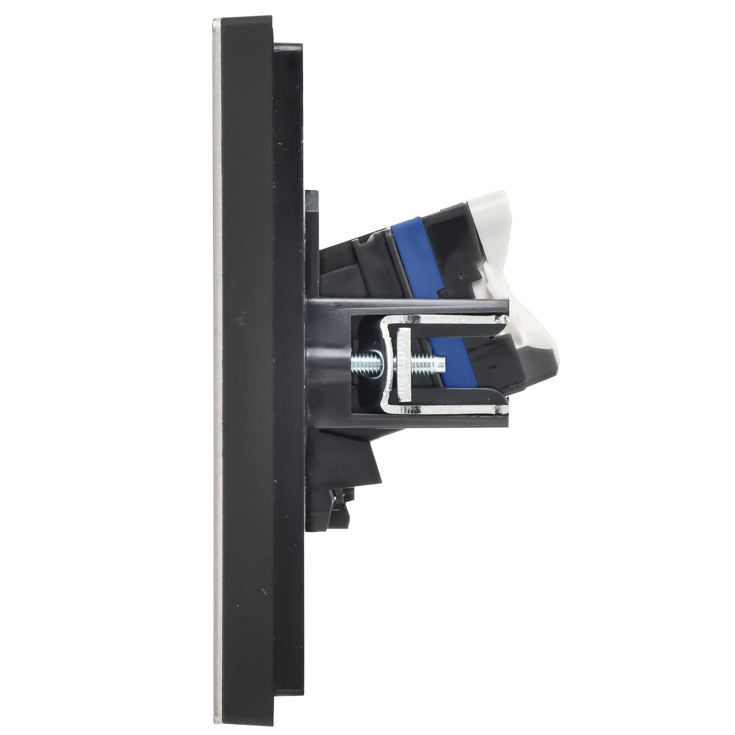 IEK FORTE&PIANO Металл Шампань Розетка комп. 2-ая RJ45 кат.6 FP634M — миниатюра 4