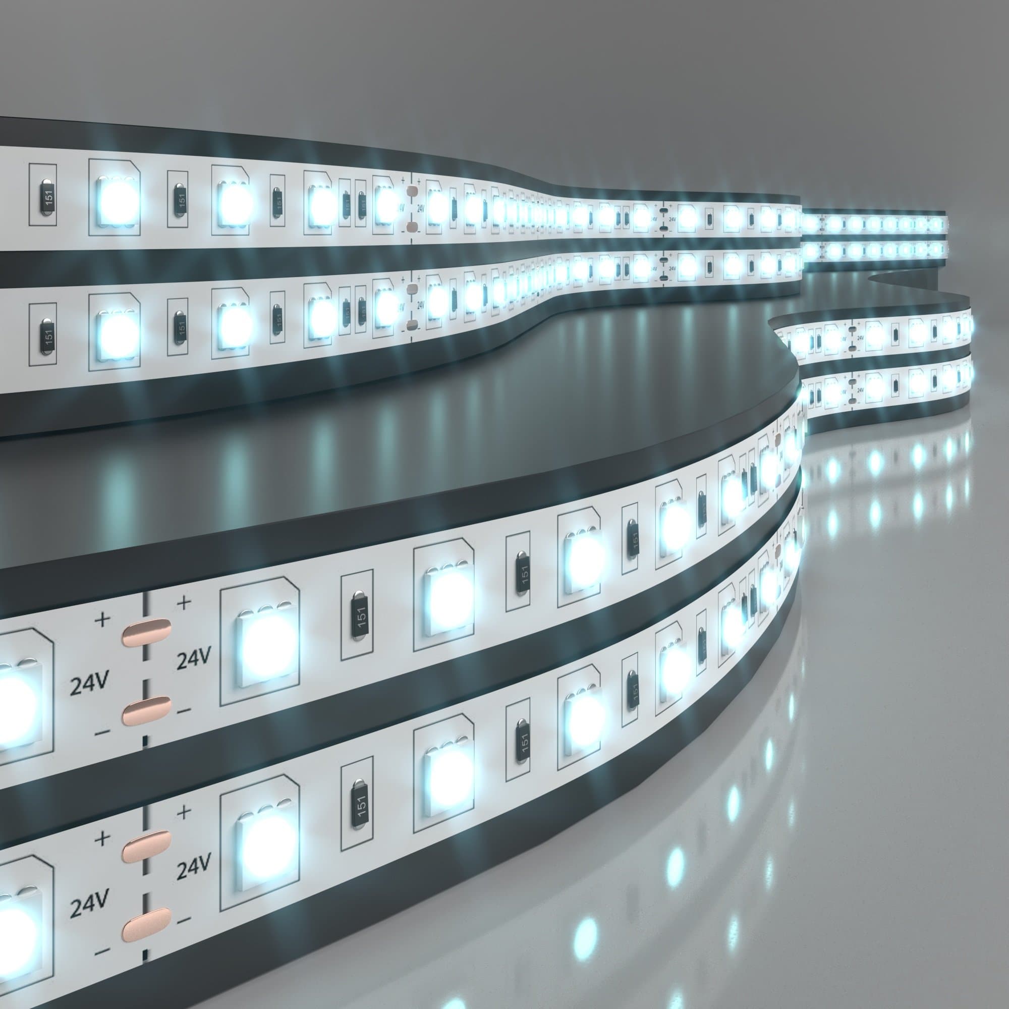 Elektrostandard 5050 24V 60Led 14,4W IP20 / Лента светодиодная 60Led 14,4W IP20 6500K холодный белый a052967