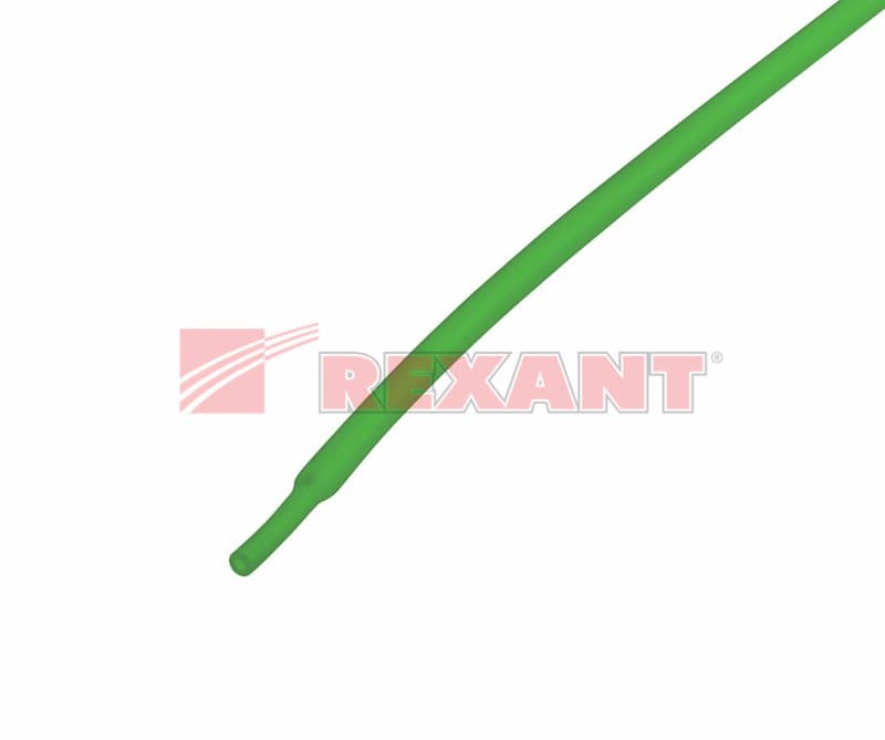 2.0 / 1.0 мм 1м термоусадка зеленая Rexant 20-2003 — миниатюра 2