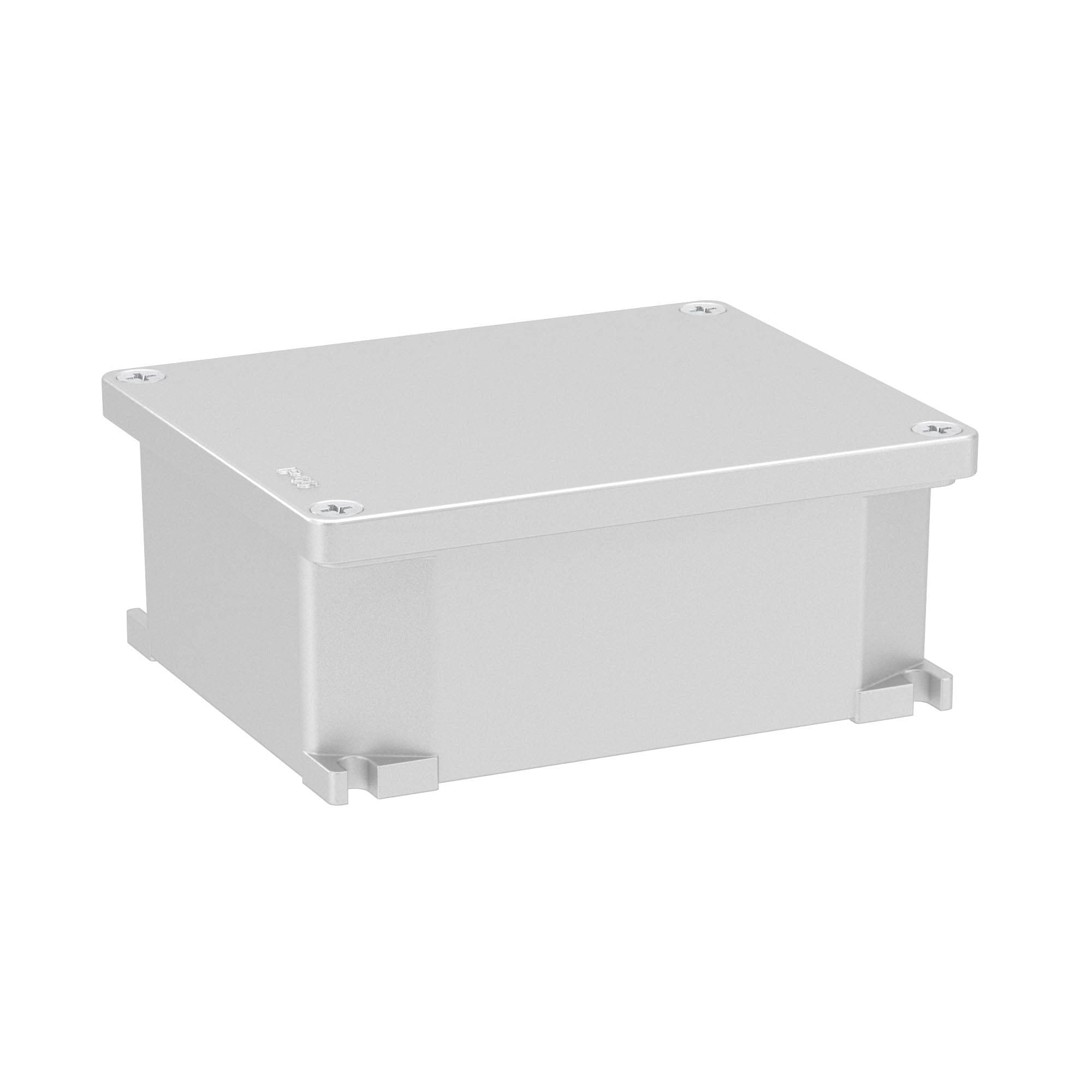 DKC Коробка ответвительная алюминиевая окрашенная, IP66/IP67, RAL9006, 128х103х55мм